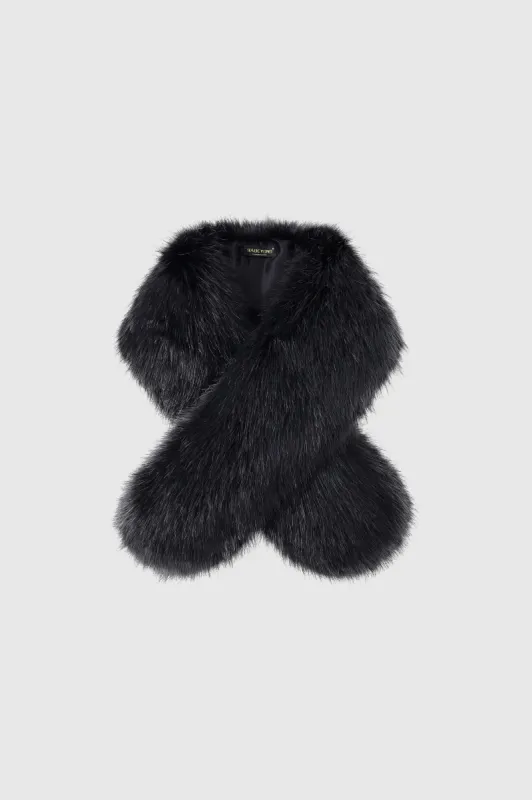 47.2" Faux Fur Shoulder Winter Scarf sold by BABEYOND