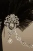 Retro Ostrich Feather Headband sold by BABEYOND