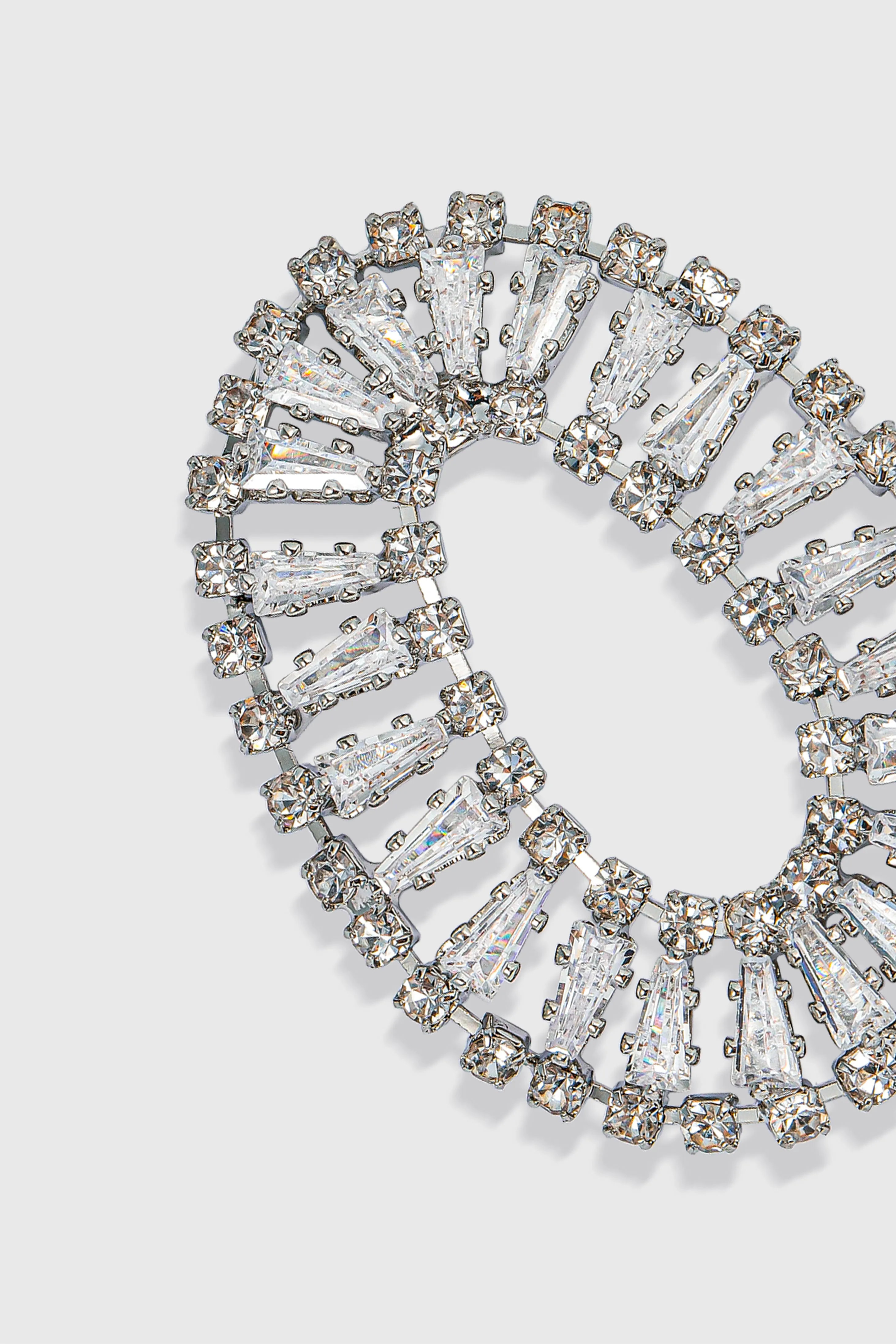 Stunning Art Deco Crystal Studded Earrings sold by BABEYOND product image thumbnail 2