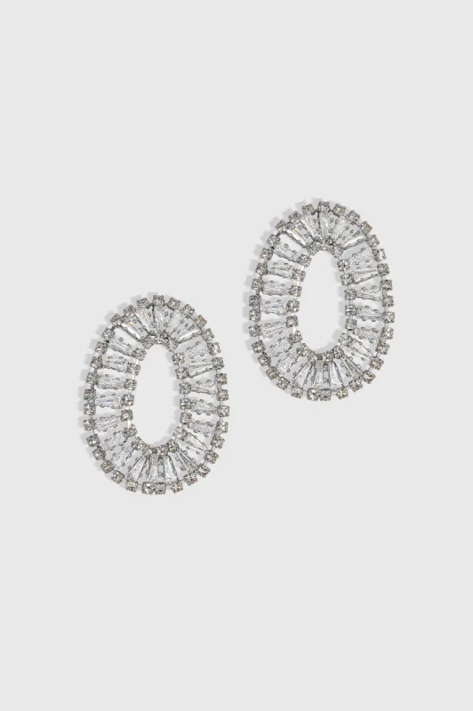 Stunning Art Deco Crystal Studded Earrings sold by BABEYOND