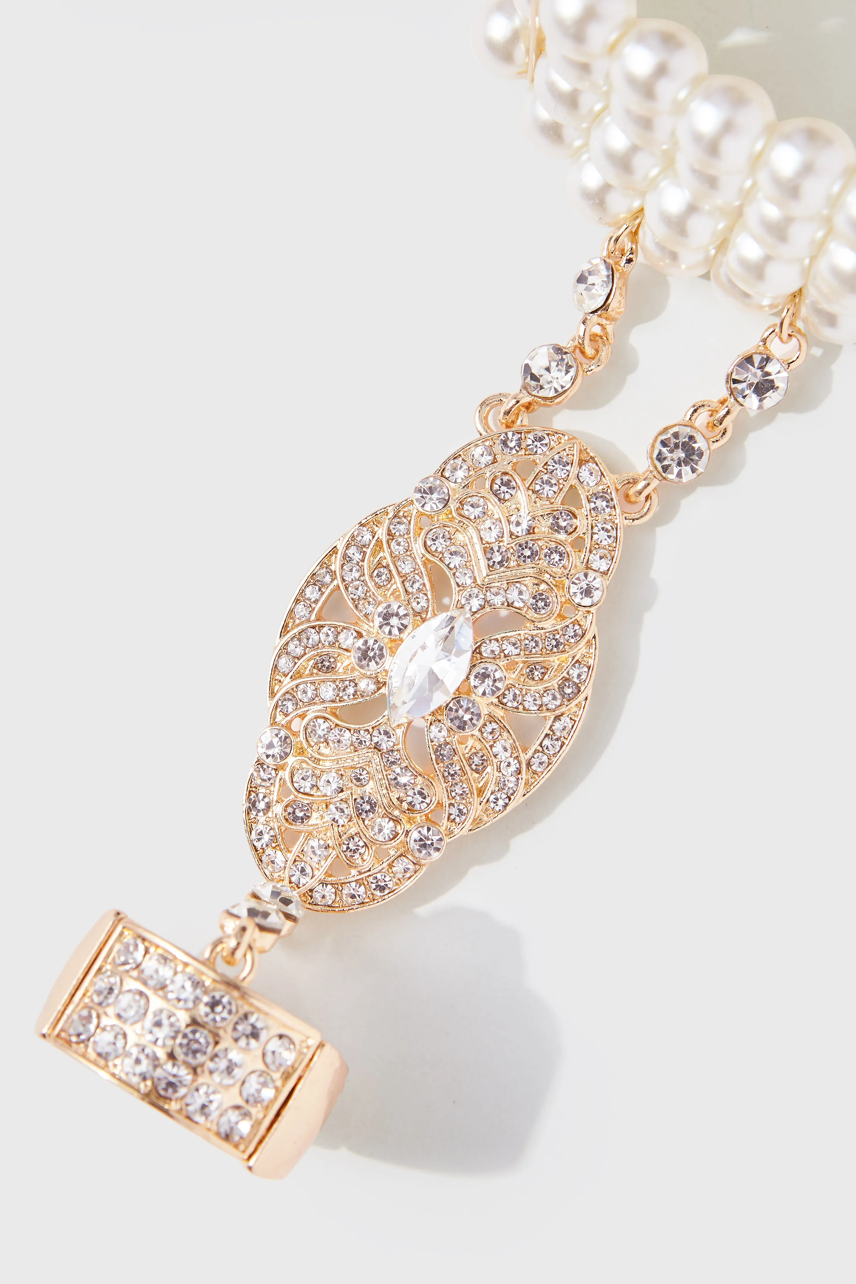 Multi Strand Pearl Bracelet Ring Set sold by BABEYOND product image thumbnail 2