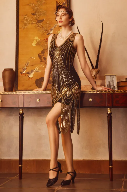 Zouzou Art Deco Flapper Dress sold by BABEYOND