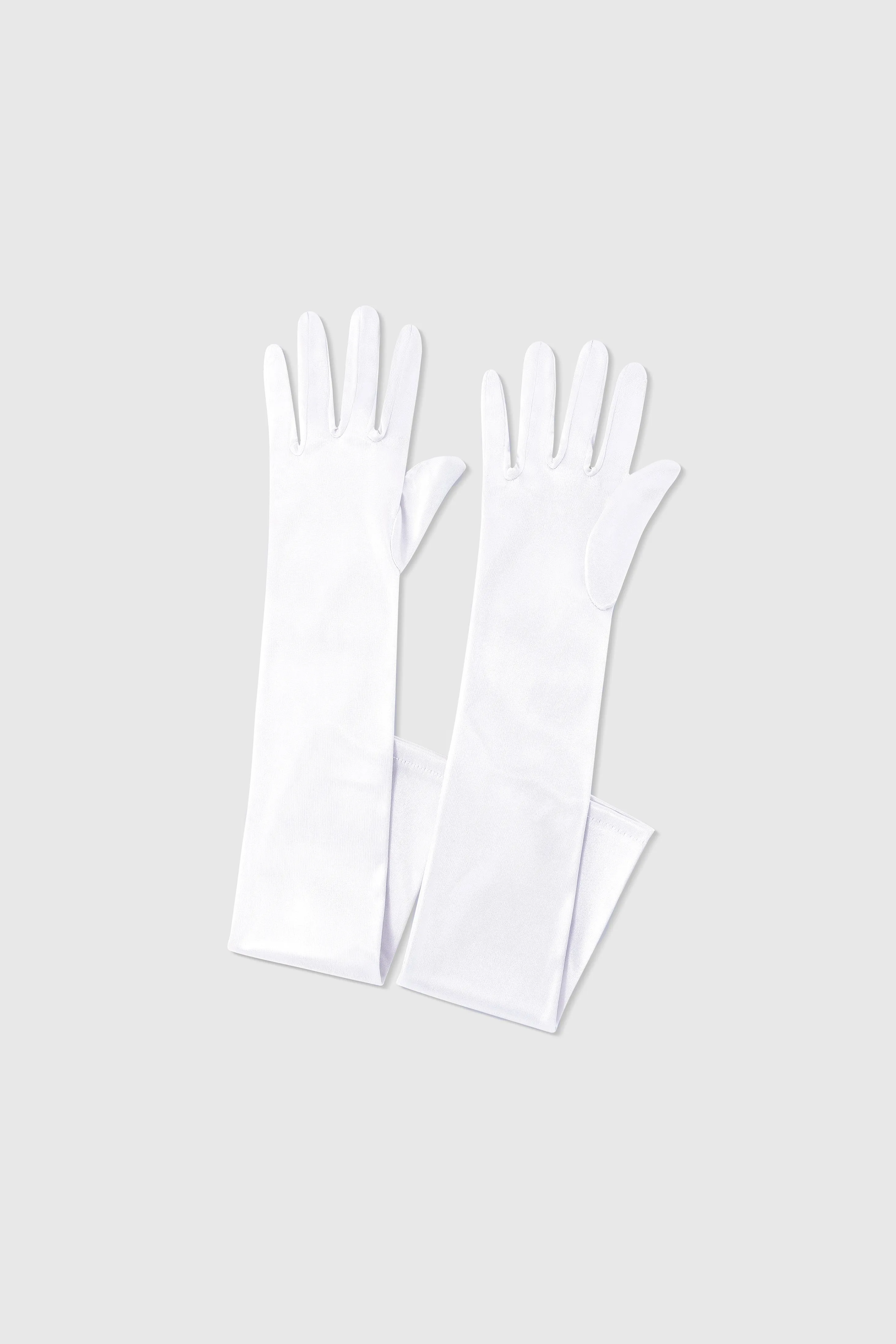 21.6" Elbow Length Satin Flapper Gloves sold by BABEYOND product image thumbnail 5