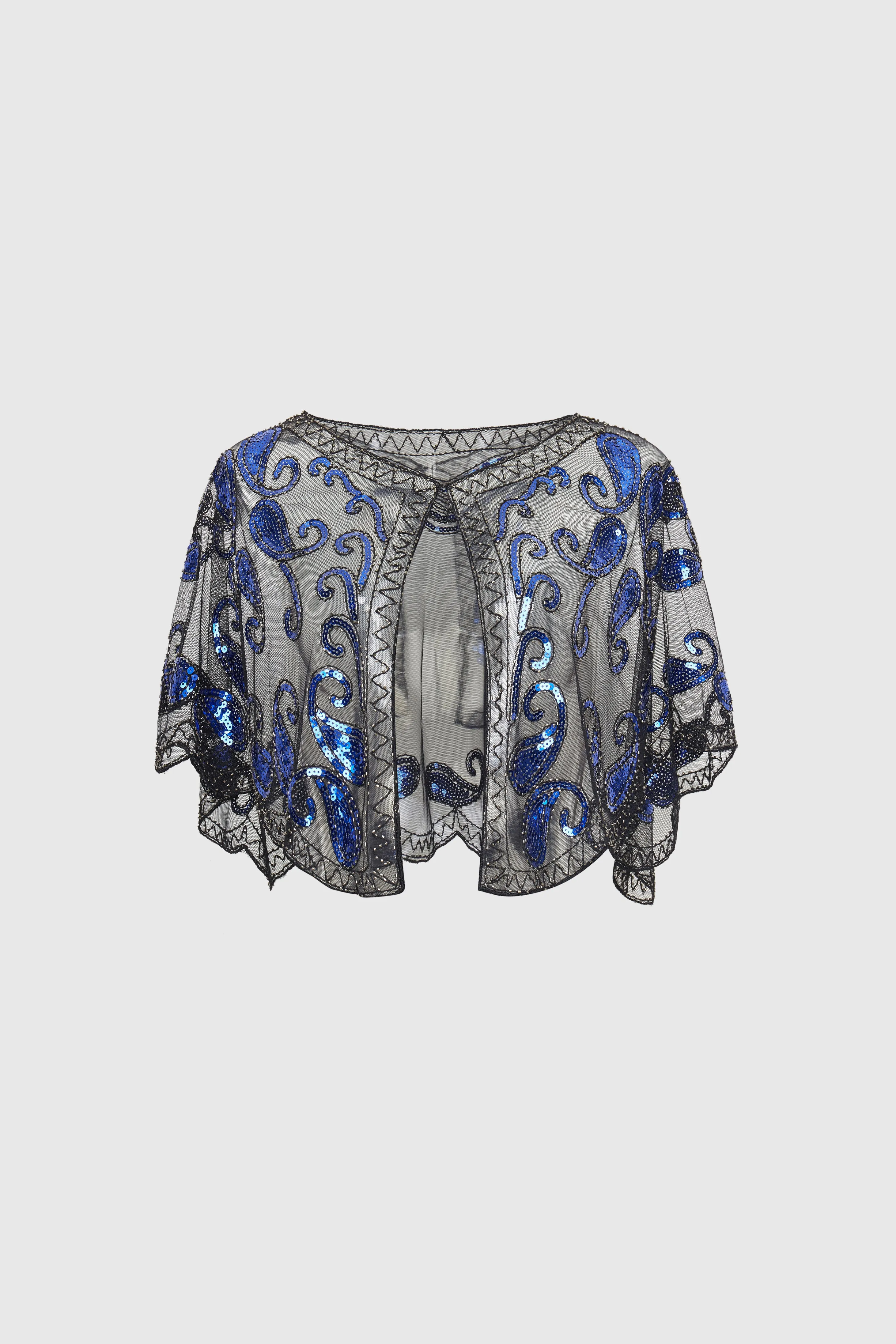 1920s Sequin Beaded Flapper Shawl sold by BABEYOND