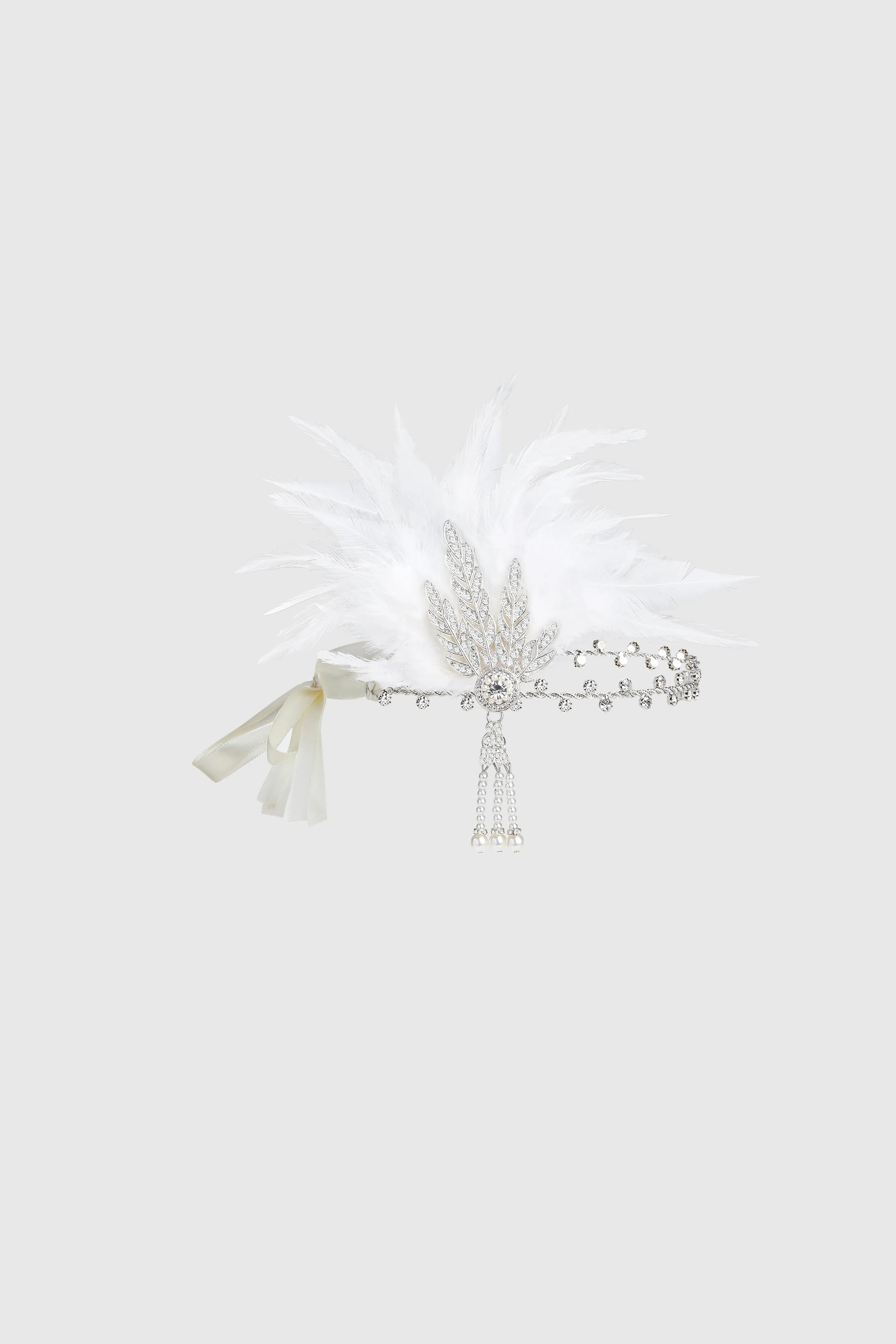 1920s Retro Feather Gatsby Headband sold by BABEYOND