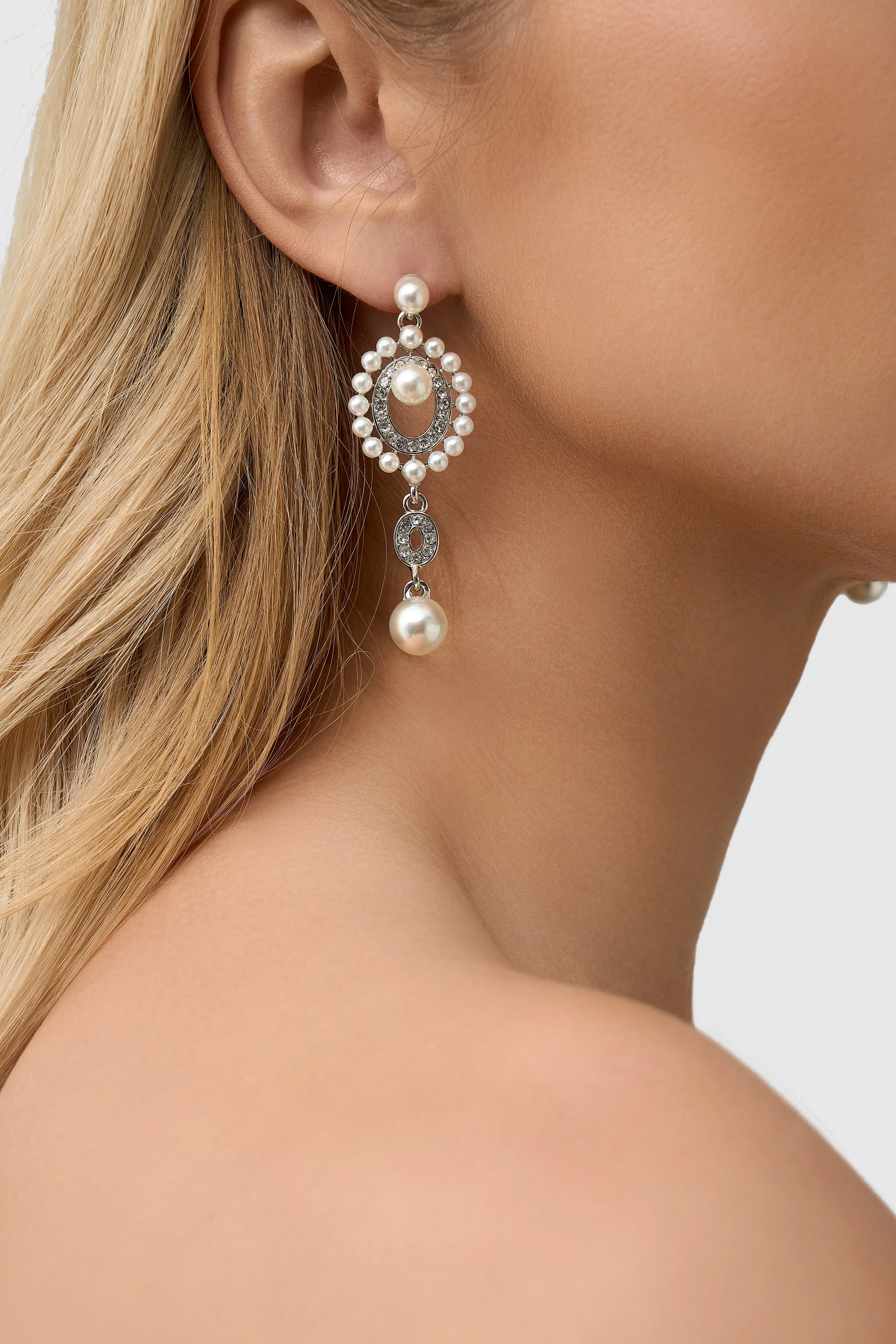 Classic Round Diamond Tassel Earrings sold by BABEYOND product image thumbnail 4