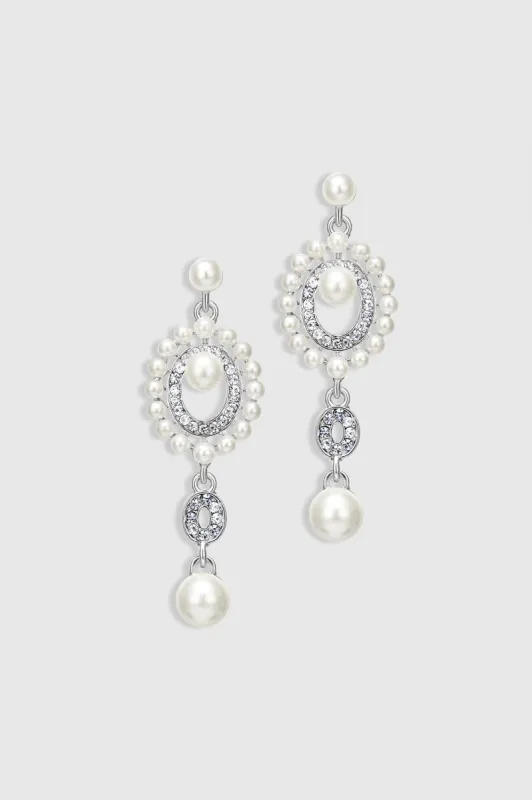 Classic Round Diamond Tassel Earrings sold by BABEYOND