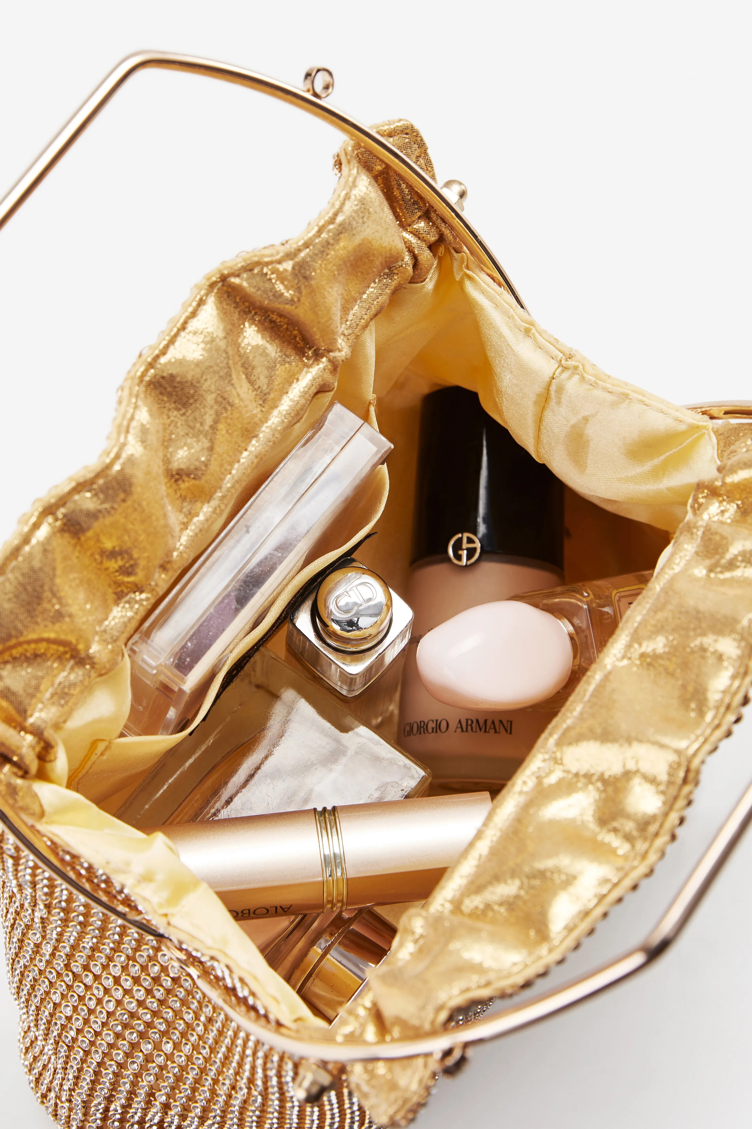 1920s Rhinestone Decor Chain Clutch sold by BABEYOND product image thumbnail 3