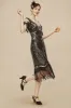 Beaded Off Shoulder Flapper Dress sold by BABEYOND