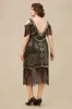 Beaded Off Shoulder Flapper Dress sold by BABEYOND