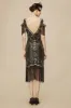 Beaded Off Shoulder Flapper Dress sold by BABEYOND