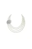 Shiny Layered Pearl Rhinestone Necklace Set sold by BABEYOND