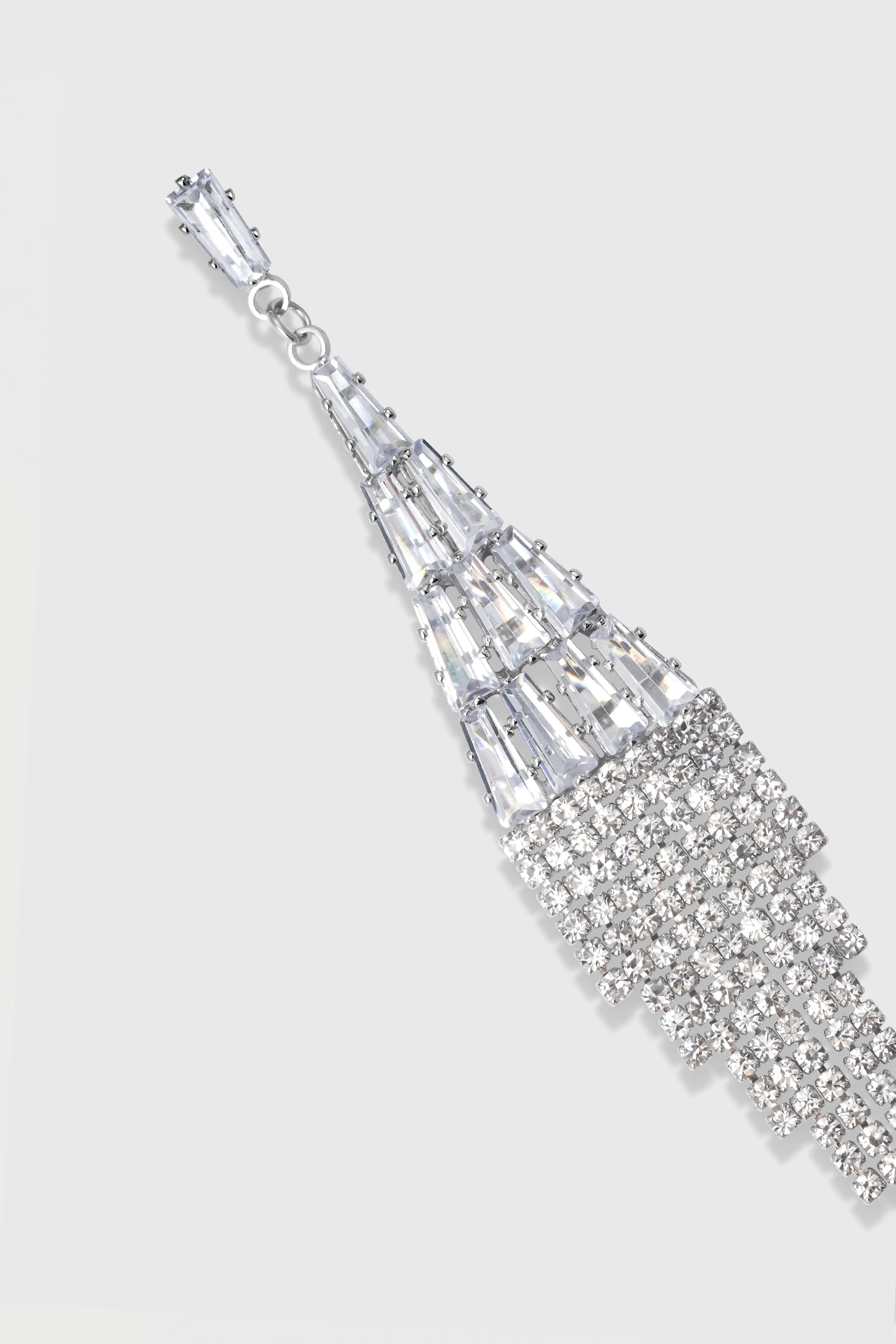 Stylish Crystal Tassel Earrings sold by BABEYOND product image thumbnail 3