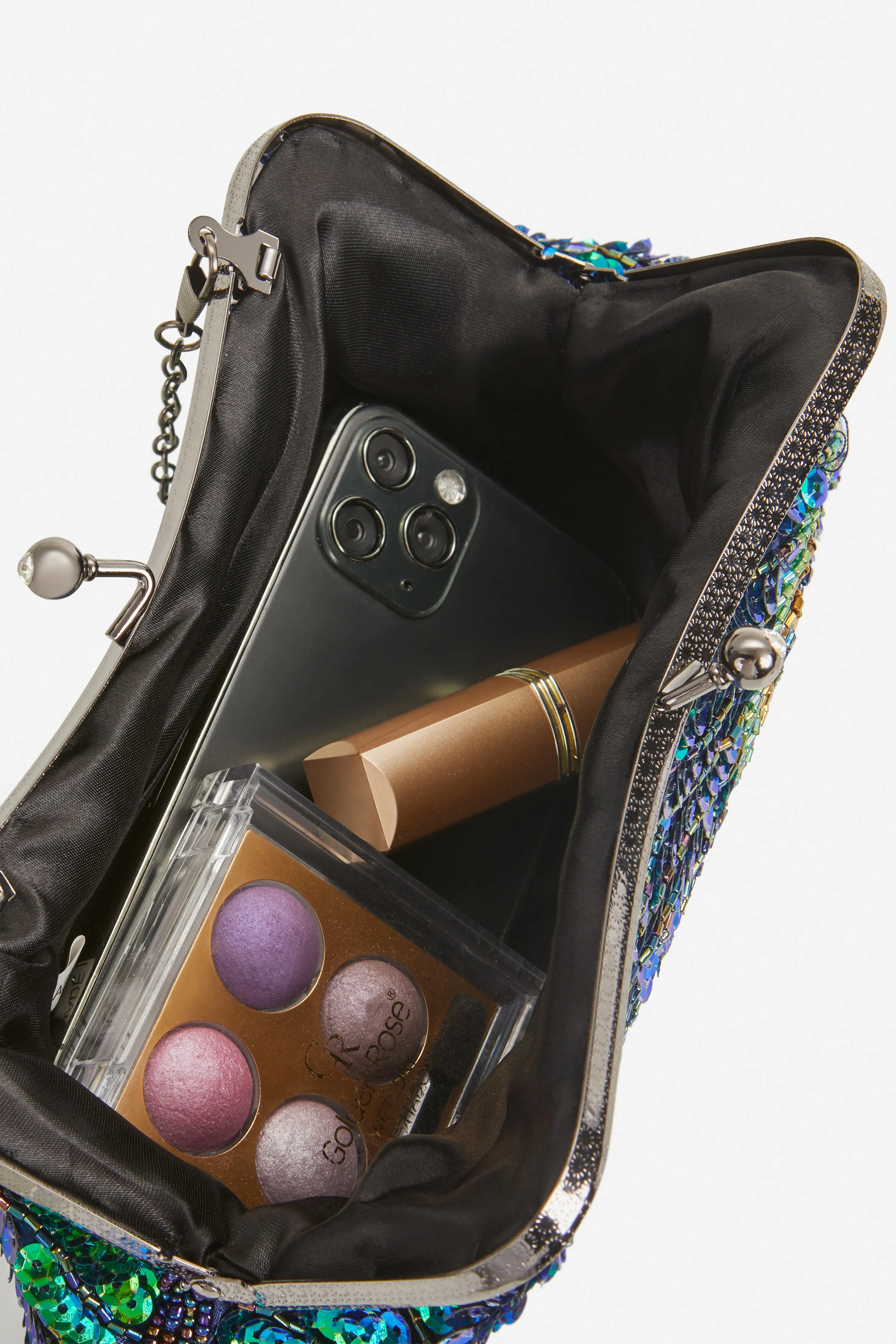 1920s Flapper Peacock Sequined Clutch sold by BABEYOND product image thumbnail 3