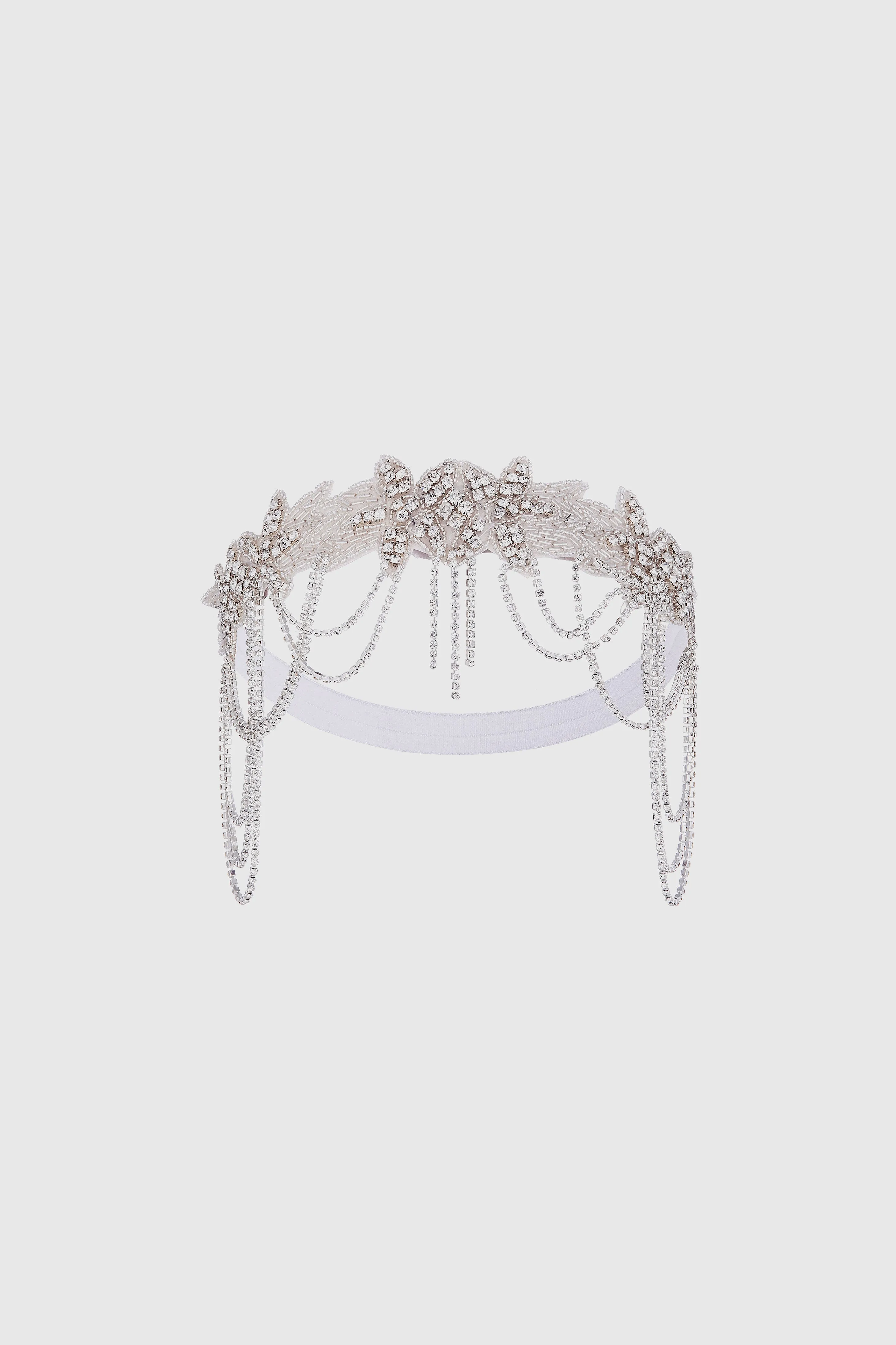 Embellished Rhinestone Chain Headband sold by BABEYOND product image thumbnail 4