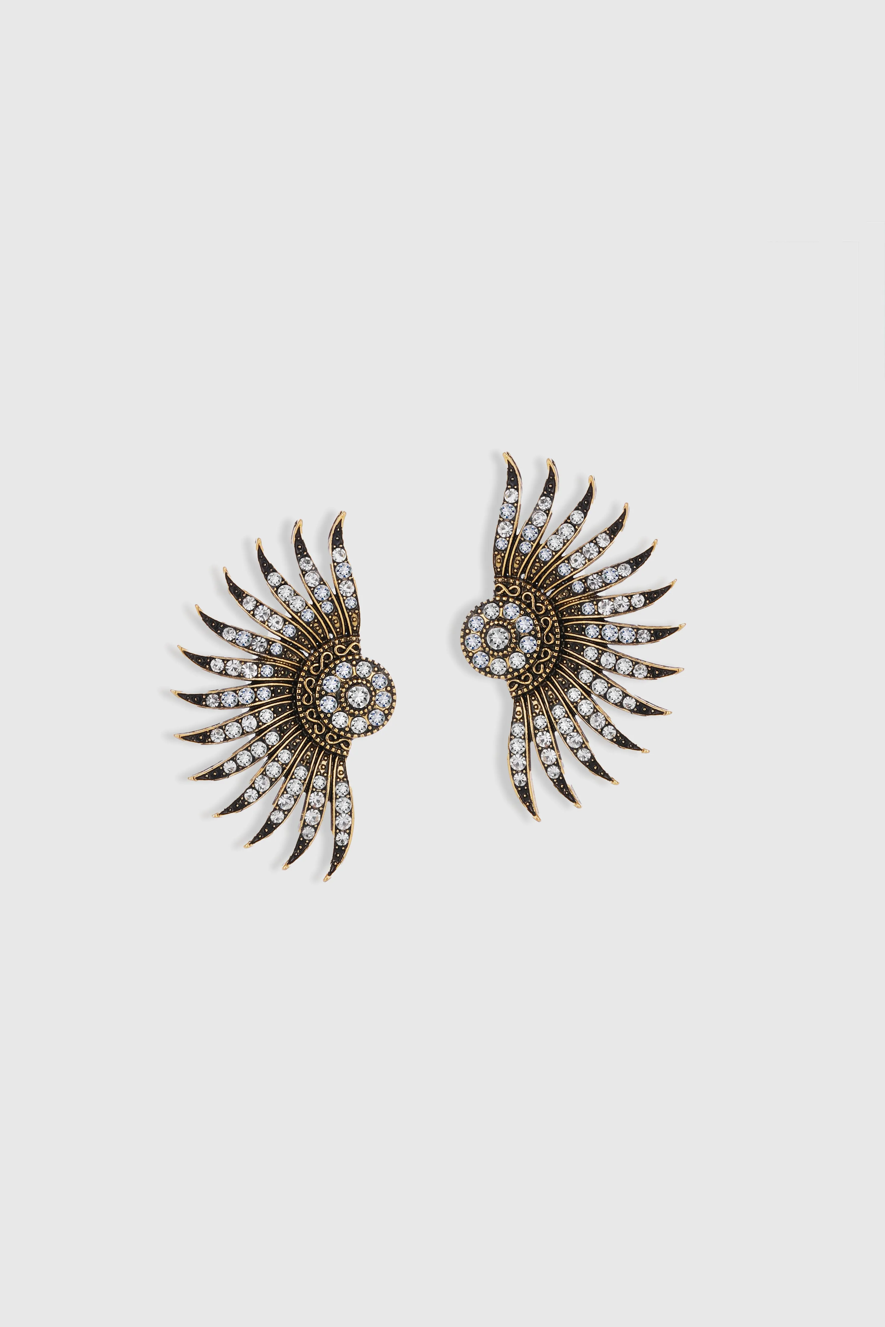 Antique Retro Zircon Studded Earrings sold by BABEYOND
