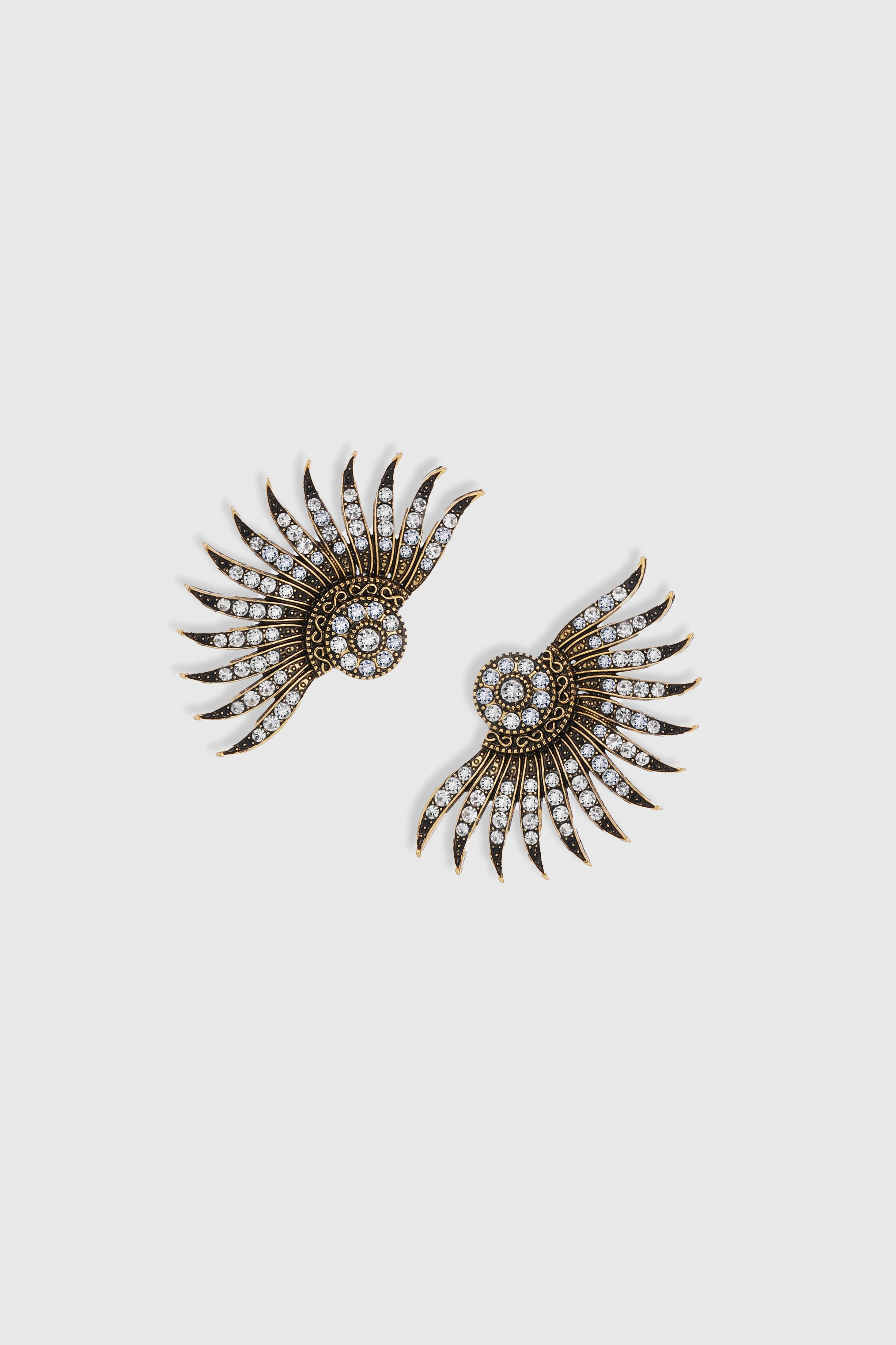 Antique Retro Zircon Studded Earrings sold by BABEYOND product image thumbnail 3