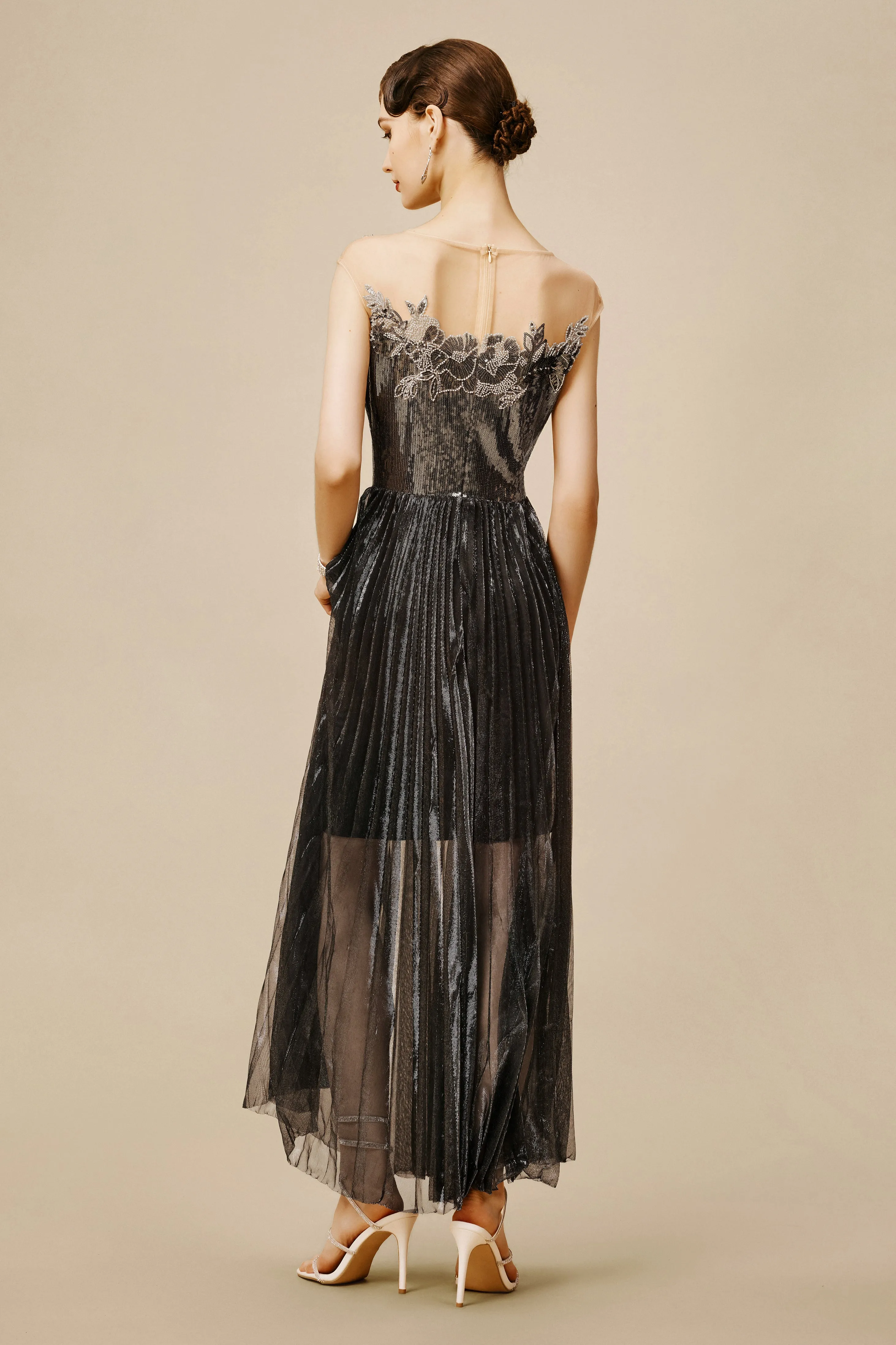 The Story of an Awakening Sequins Pleating Flapper Dress sold by BABEYOND product image thumbnail 4