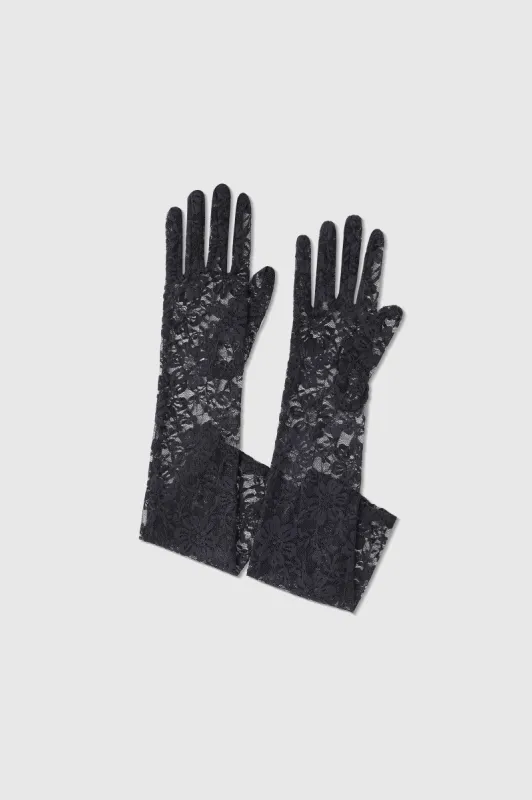 18.1" Floral Lace Long Stretchy Gloves sold by BABEYOND