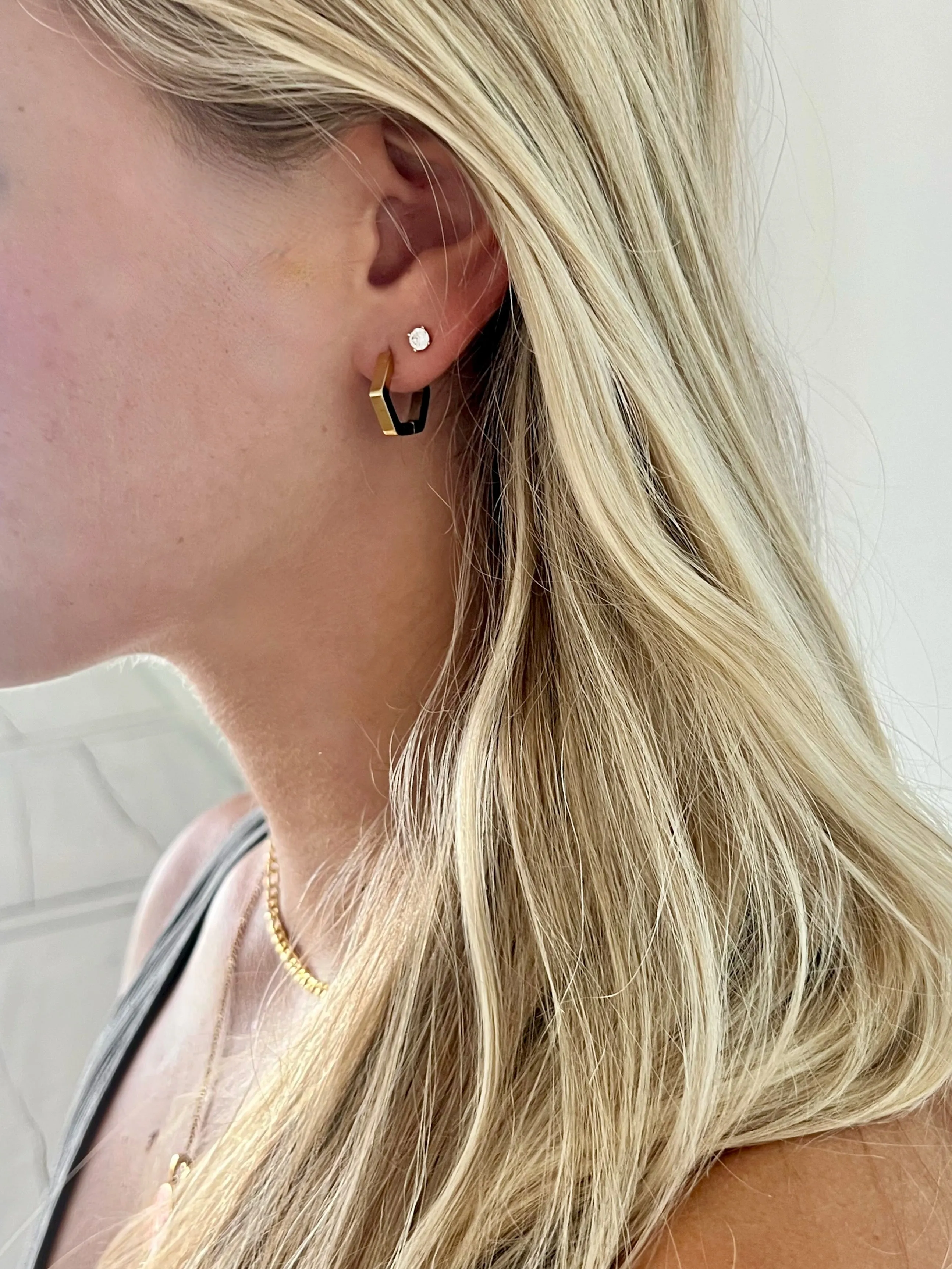 small geometric hoops sold by bubs & sass product image thumbnail 5