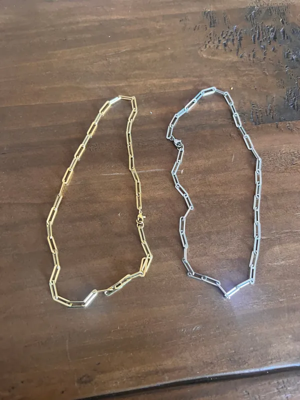 paperclip choker sold by bubs & sass