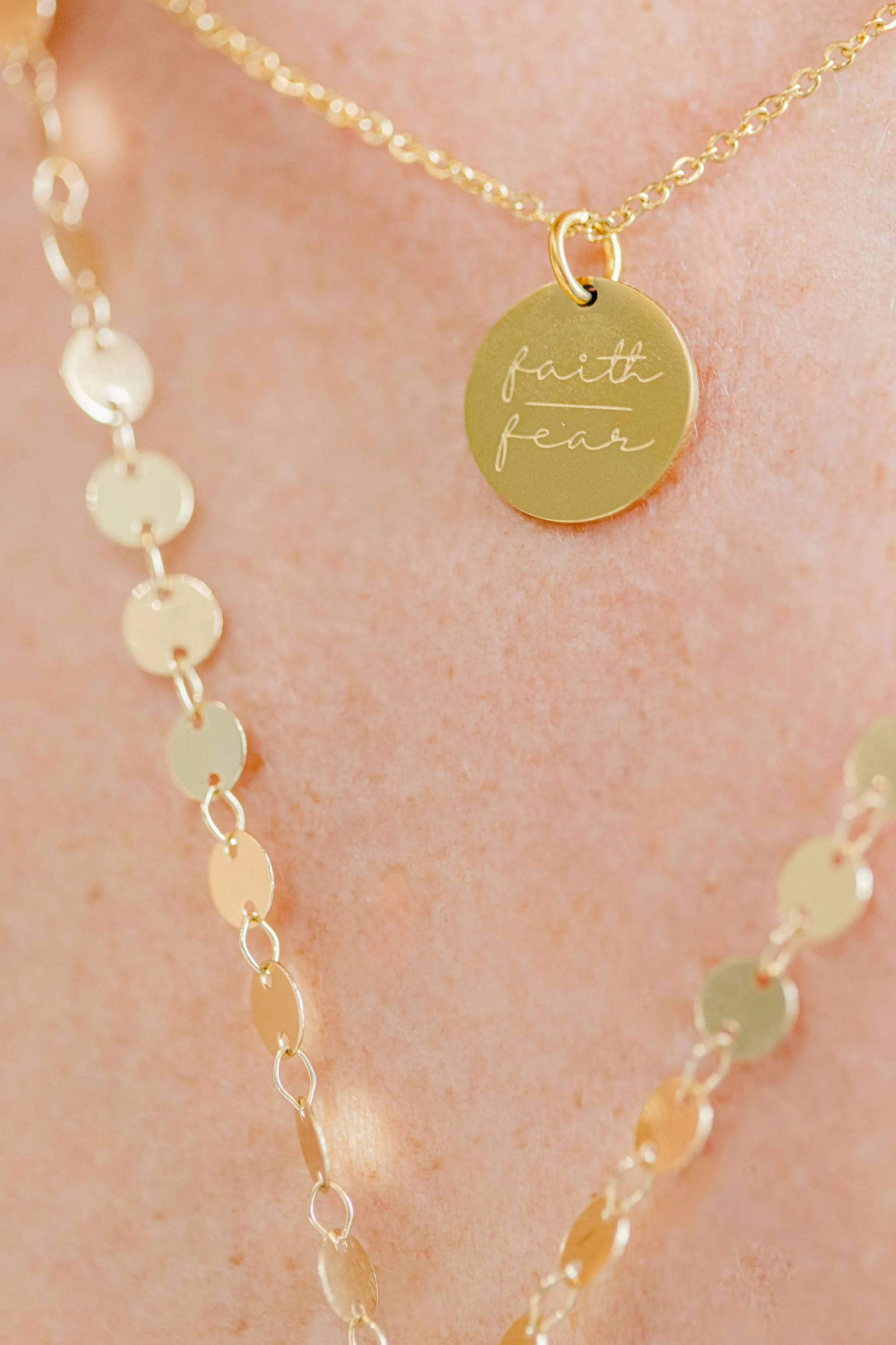 simple mantra necklaces sold by bubs & sass product image thumbnail 5