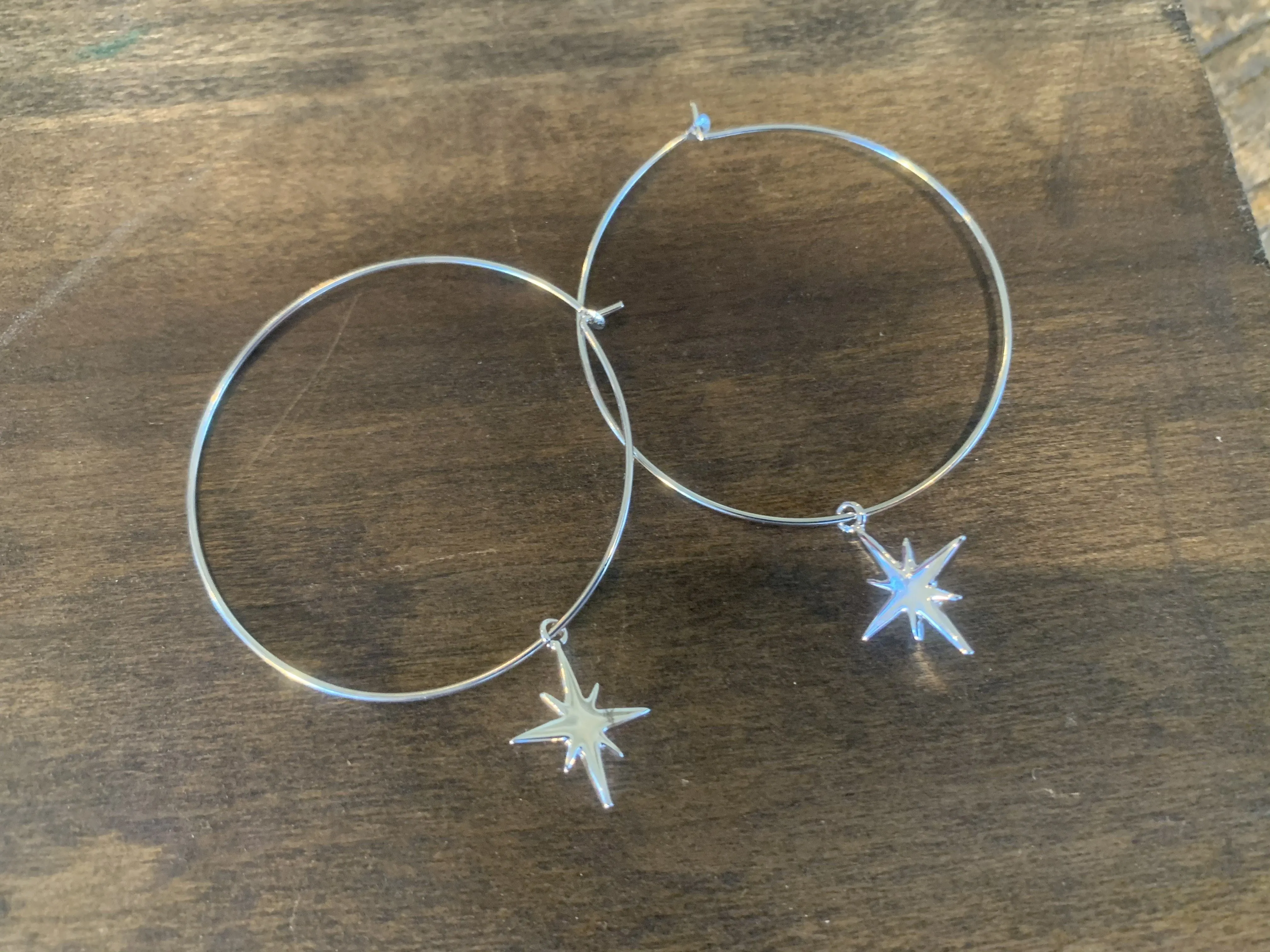 starburst hoop earrings sold by bubs & sass product image thumbnail 4