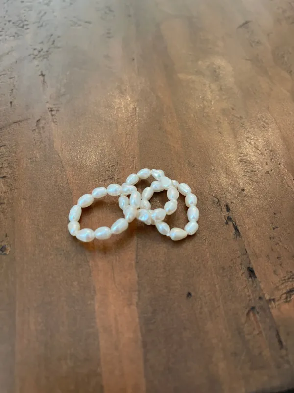 fresh water pearl ring sold by bubs & sass