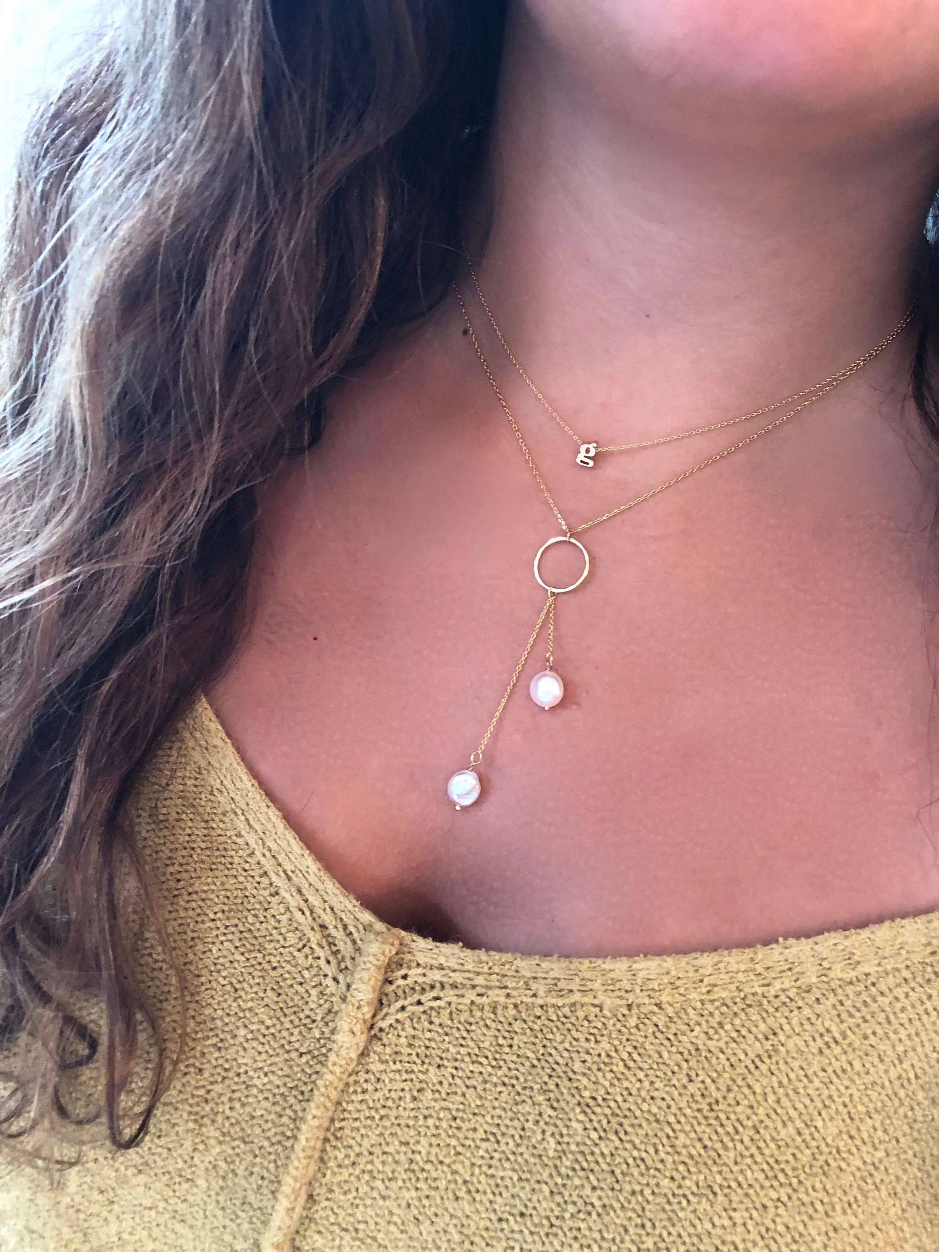 fresh water pearl necklace sold by bubs & sass product image thumbnail 2