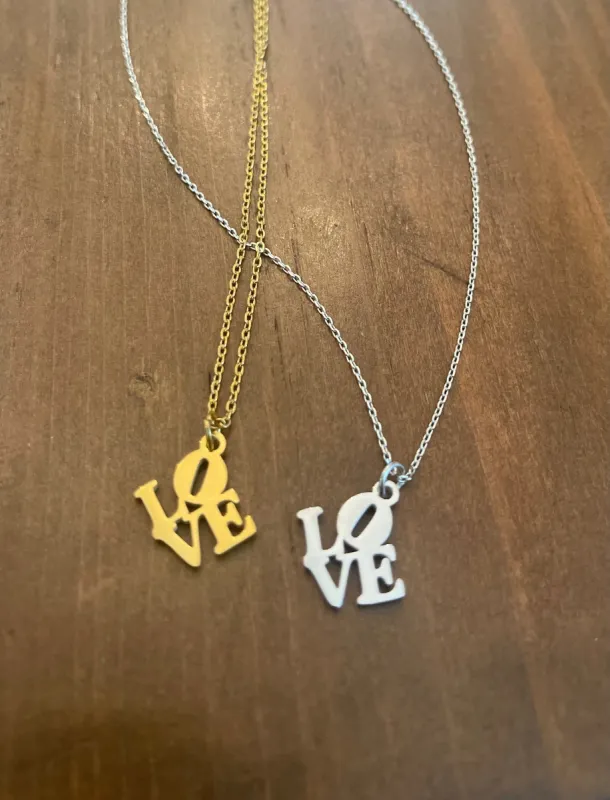 little love necklace made by bubs & sass