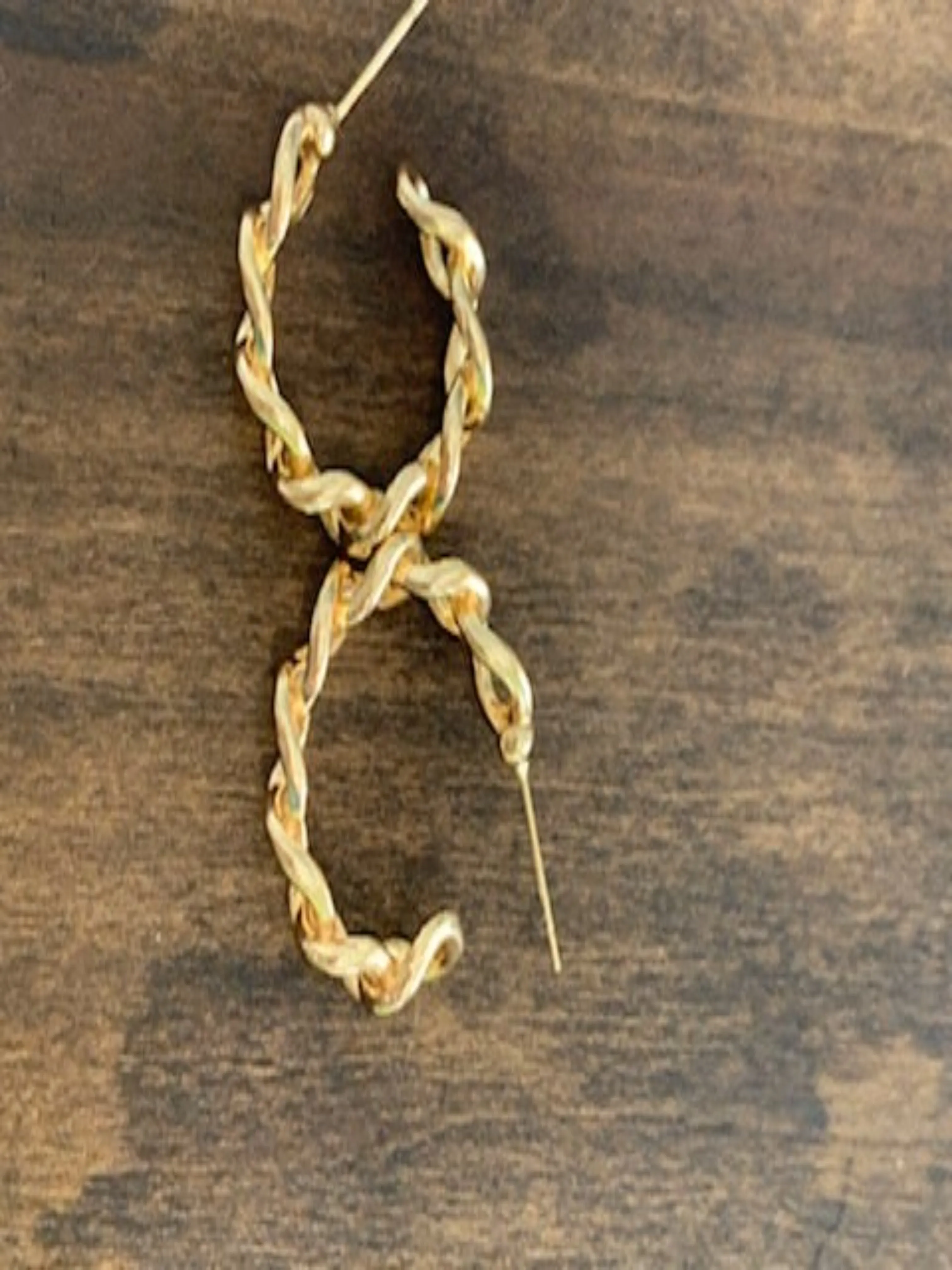 chunky chain hoops sold by bubs & sass product image thumbnail 4