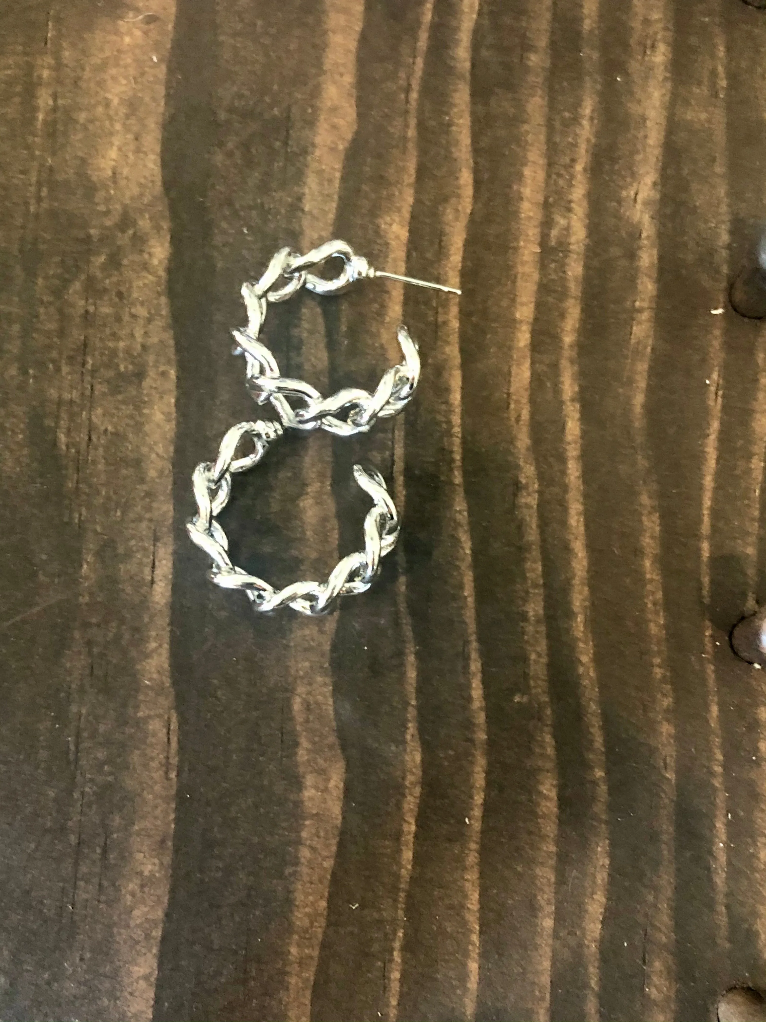 chunky chain hoops sold by bubs & sass product image thumbnail 3