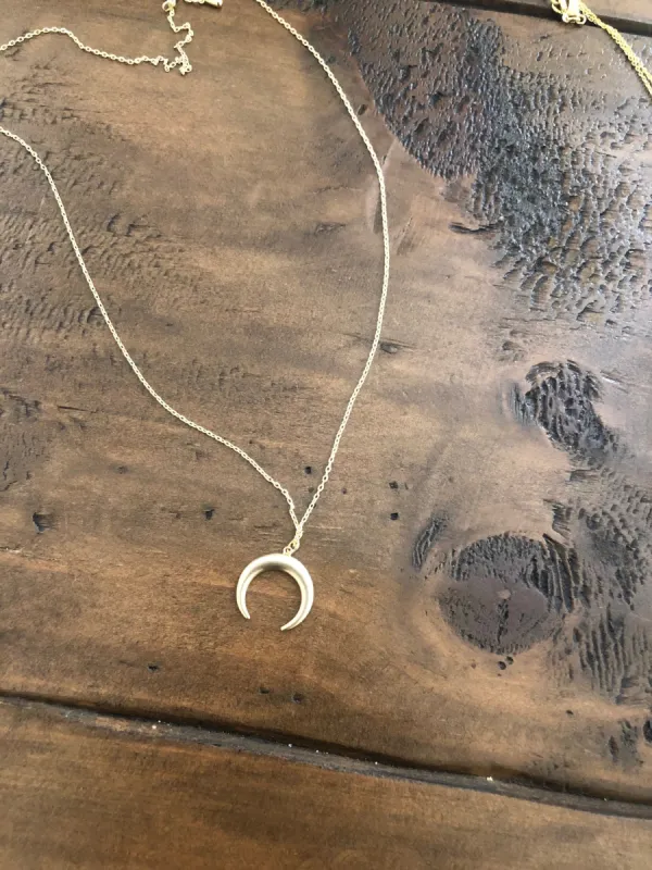 horn necklace sold by bubs & sass