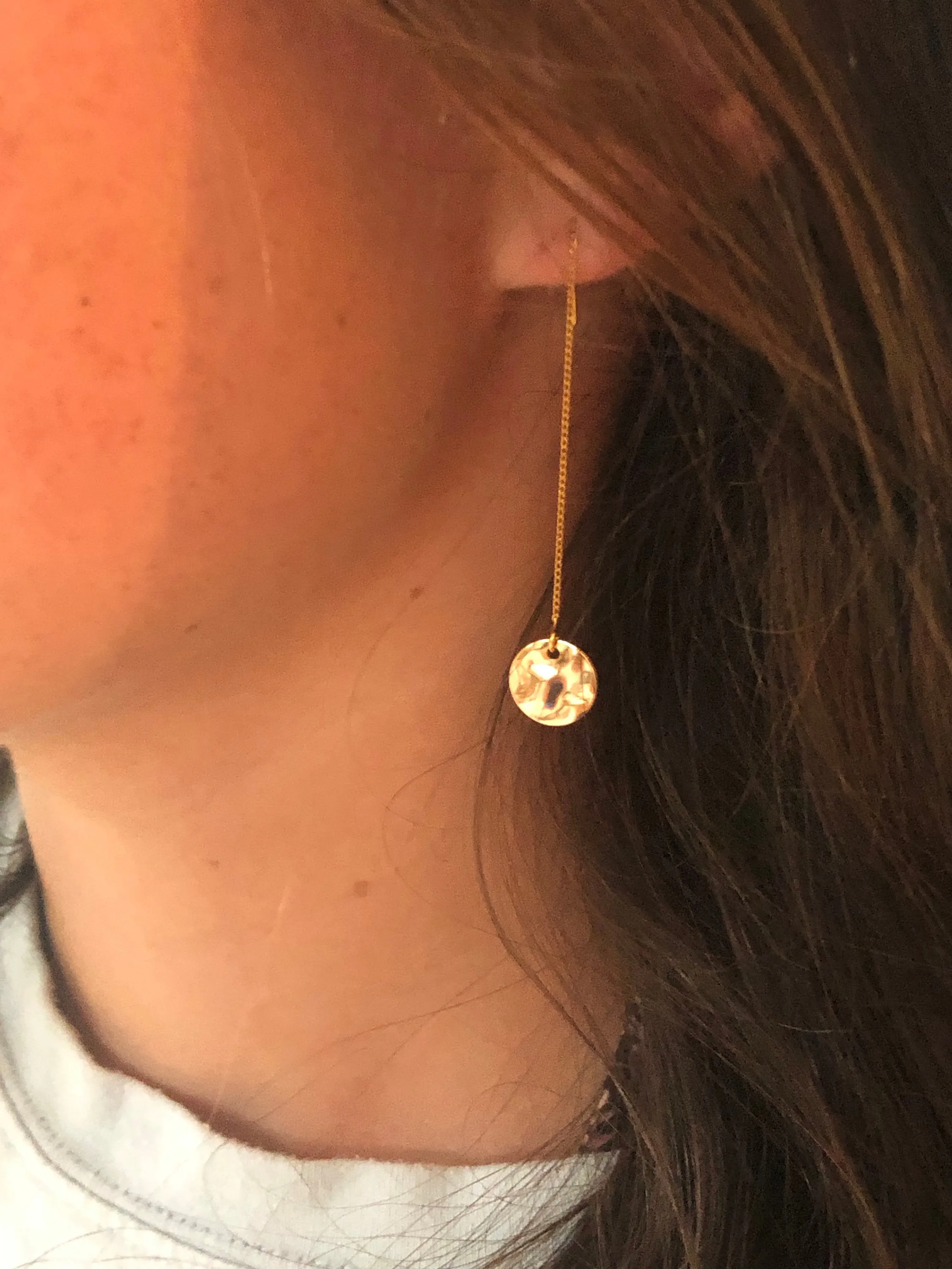 threader dangle earrings sold by bubs & sass product image thumbnail 3