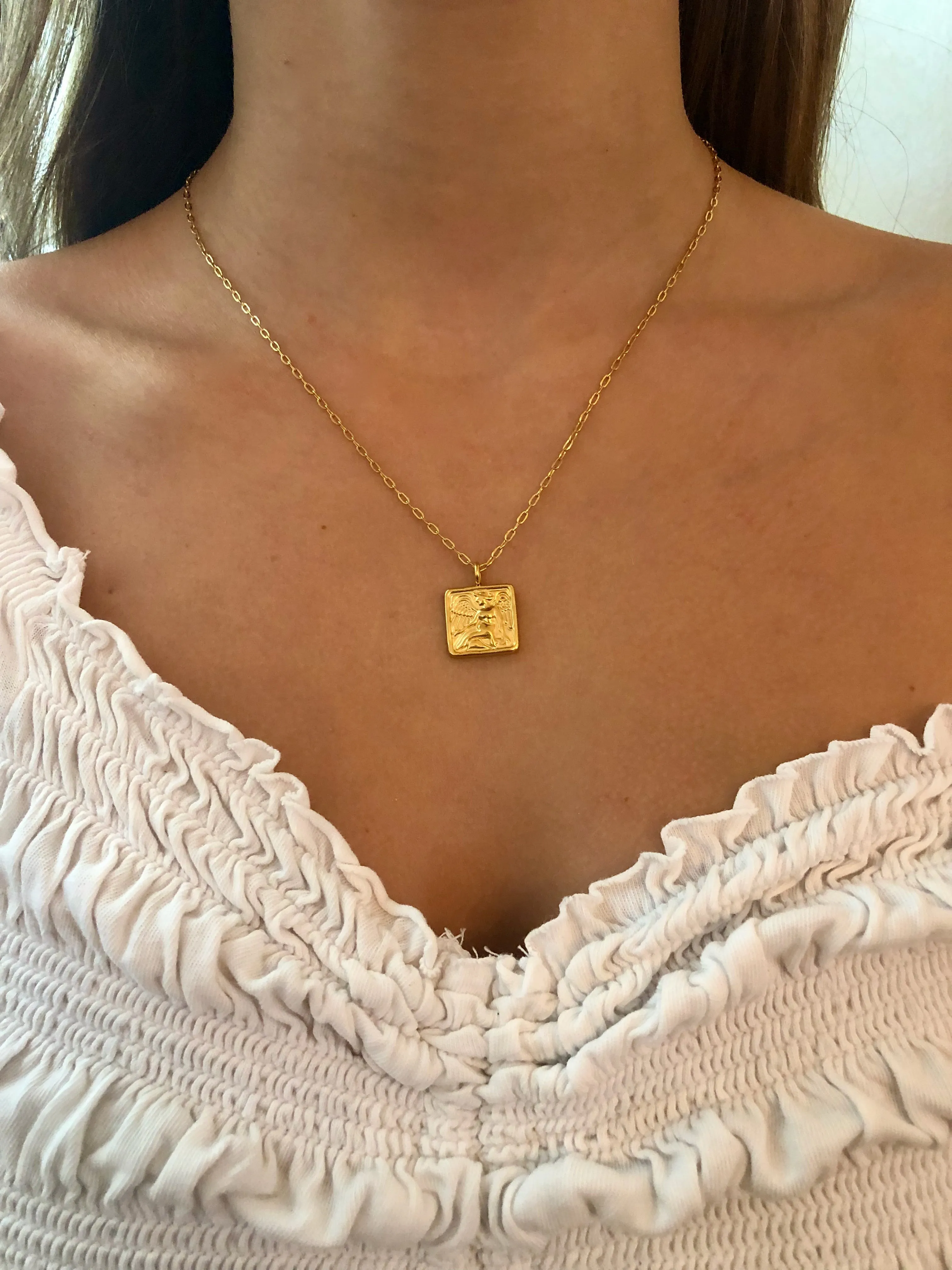 angel coin necklace sold by bubs & sass product image thumbnail 4