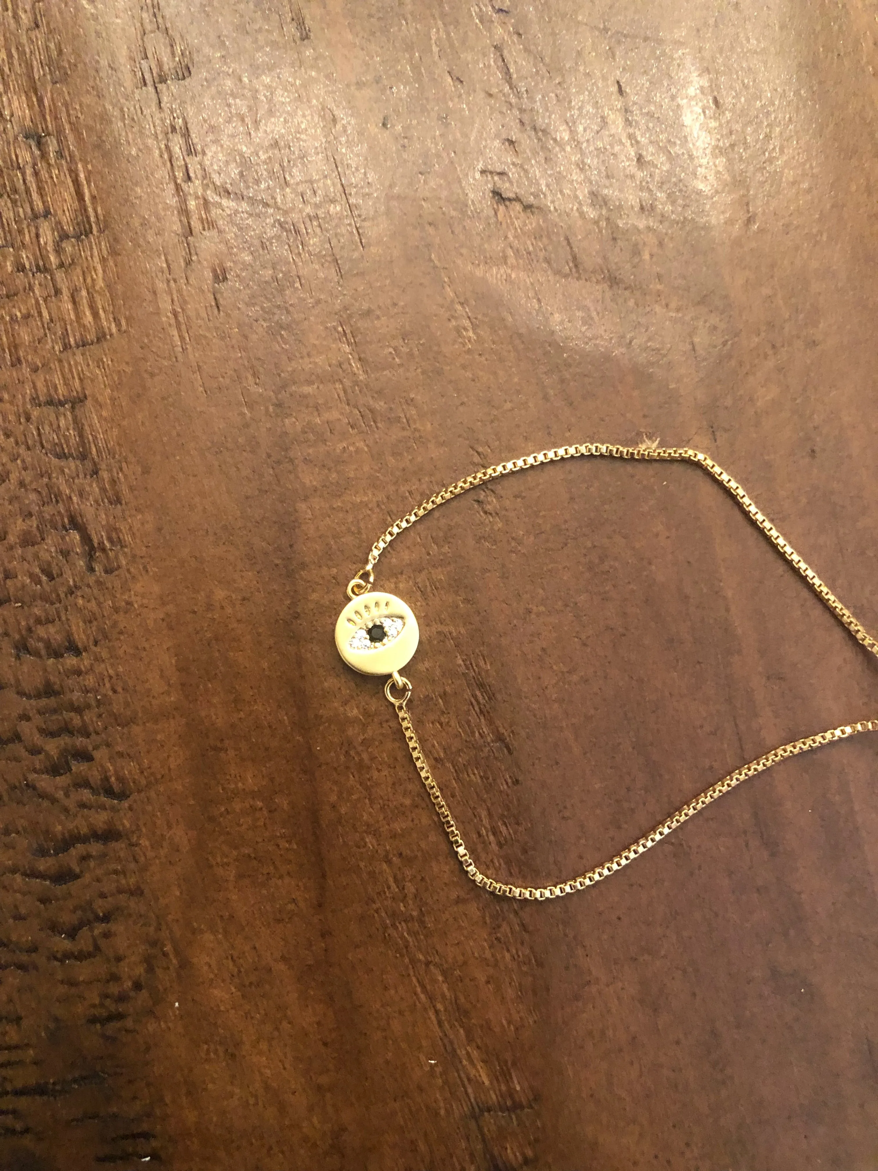 cz evil eye bracelet sold by bubs & sass product image thumbnail 2