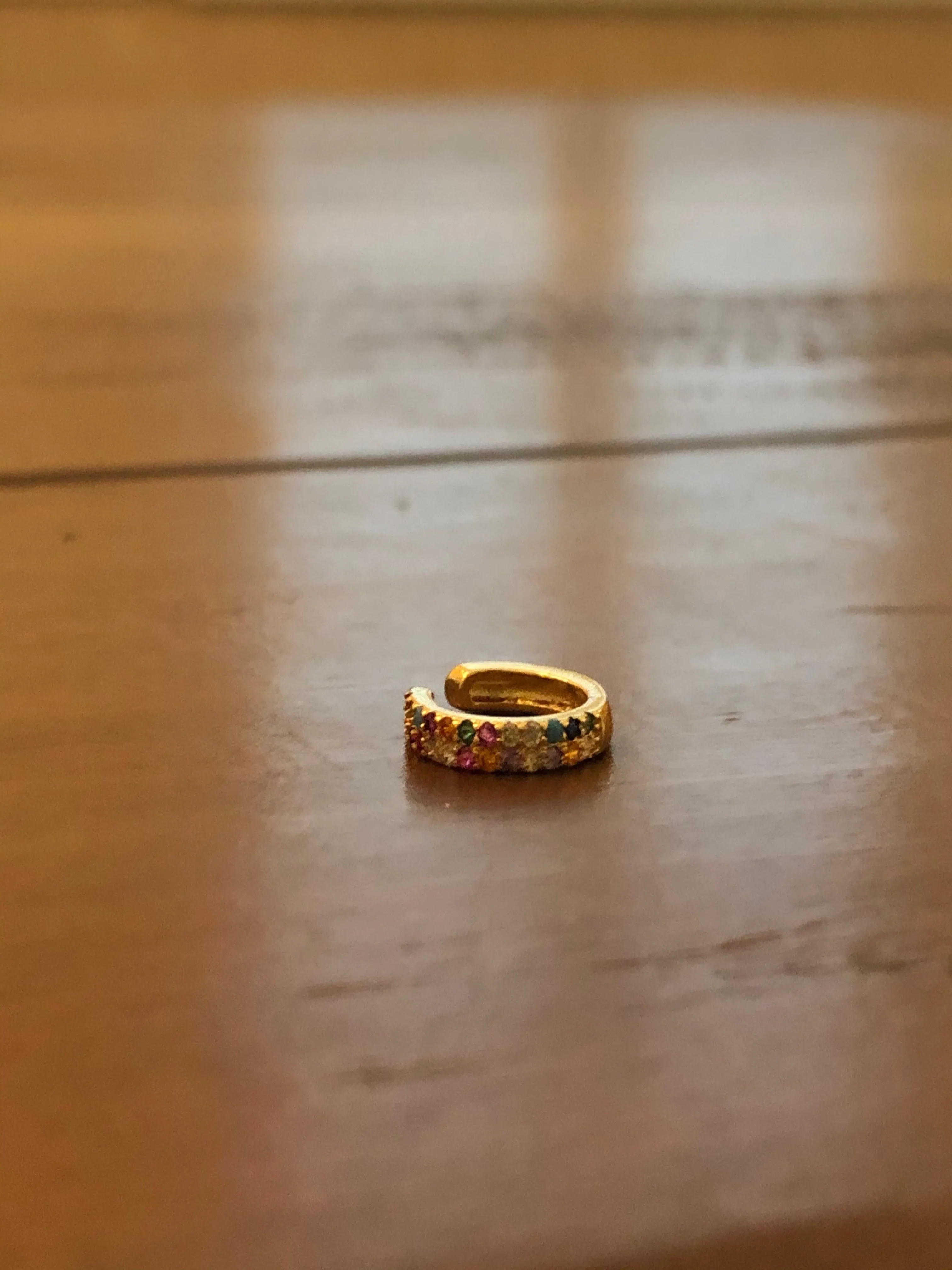 multicolor cz ear cuff sold by bubs & sass product image thumbnail 2