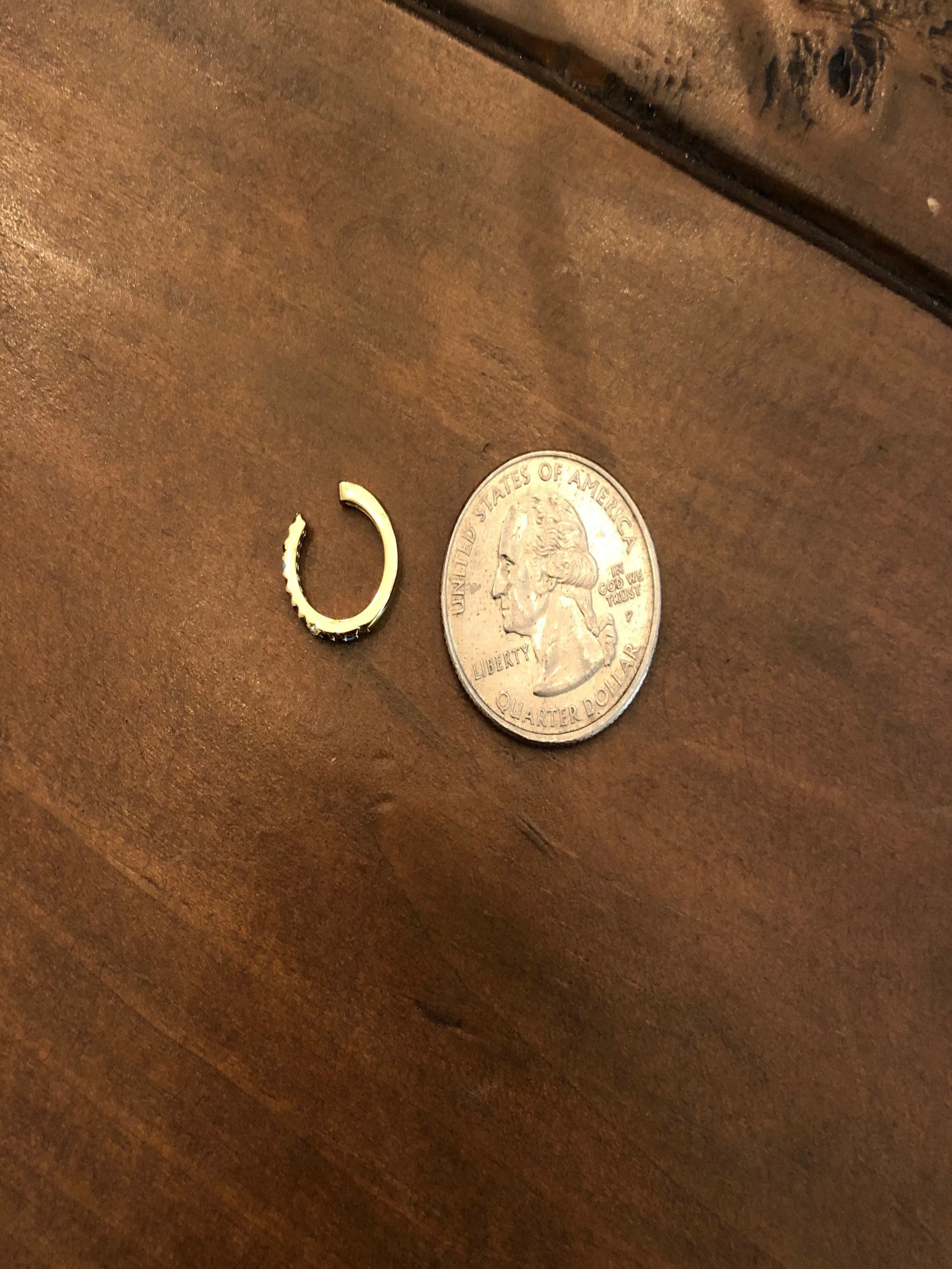 multicolor cz ear cuff sold by bubs & sass product image thumbnail 3