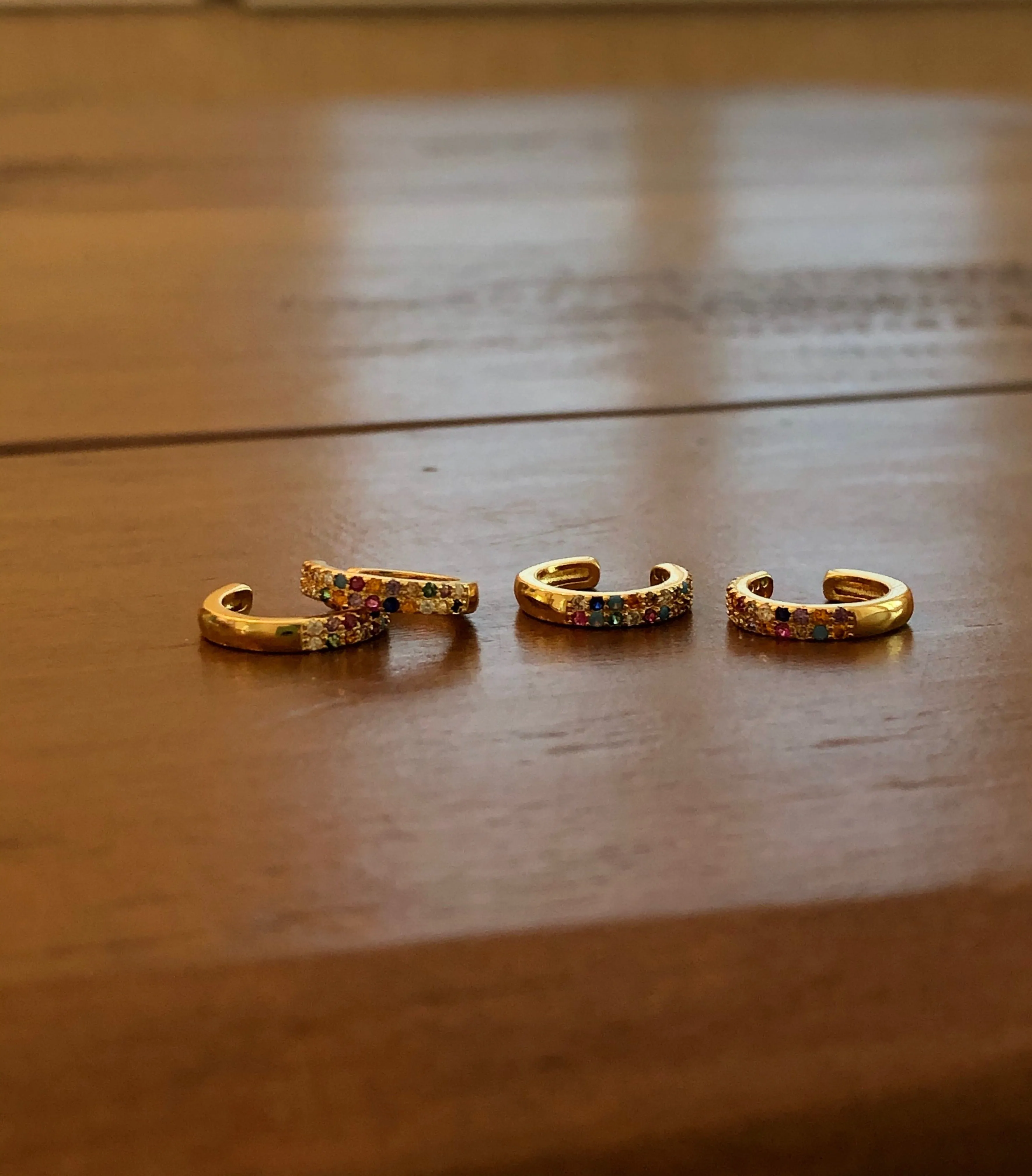 multicolor cz ear cuff sold by bubs & sass