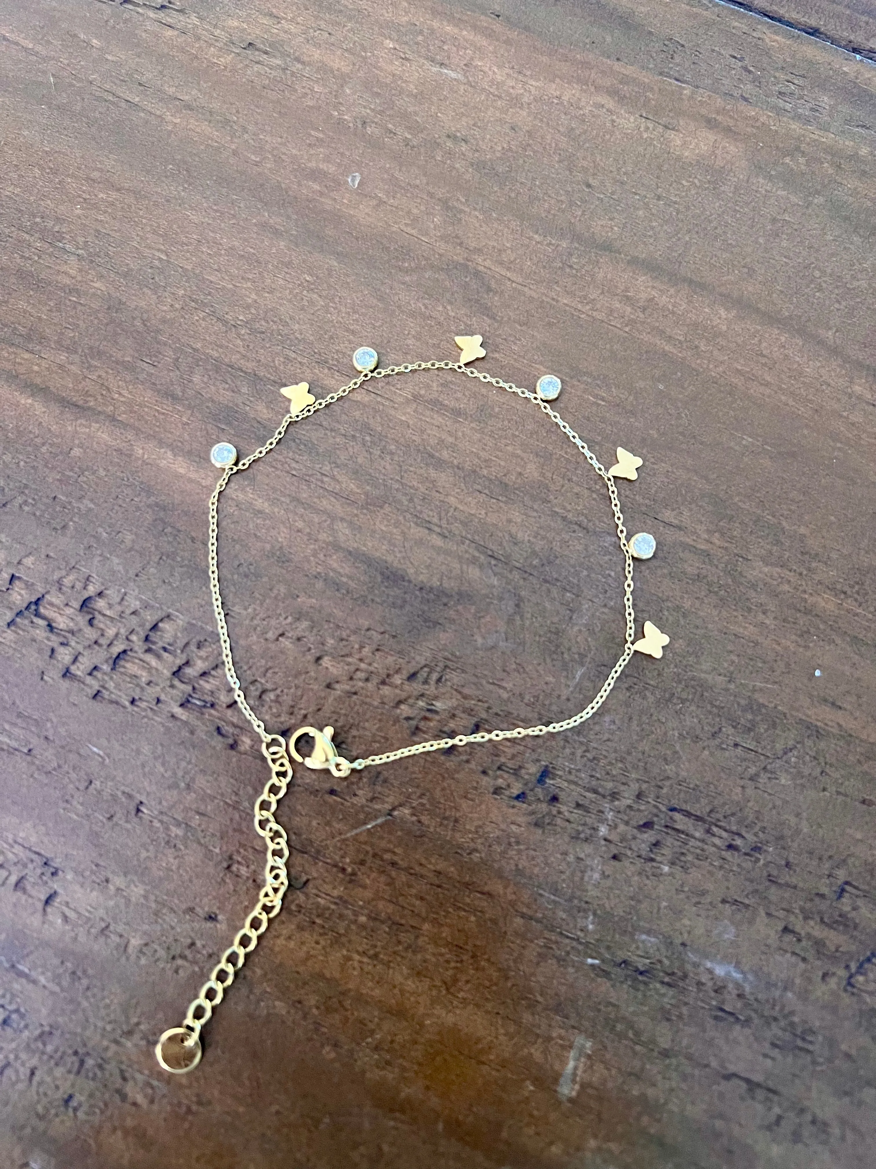 waterproof butterfly and pearl anklets sold by bubs & sass product image thumbnail 3