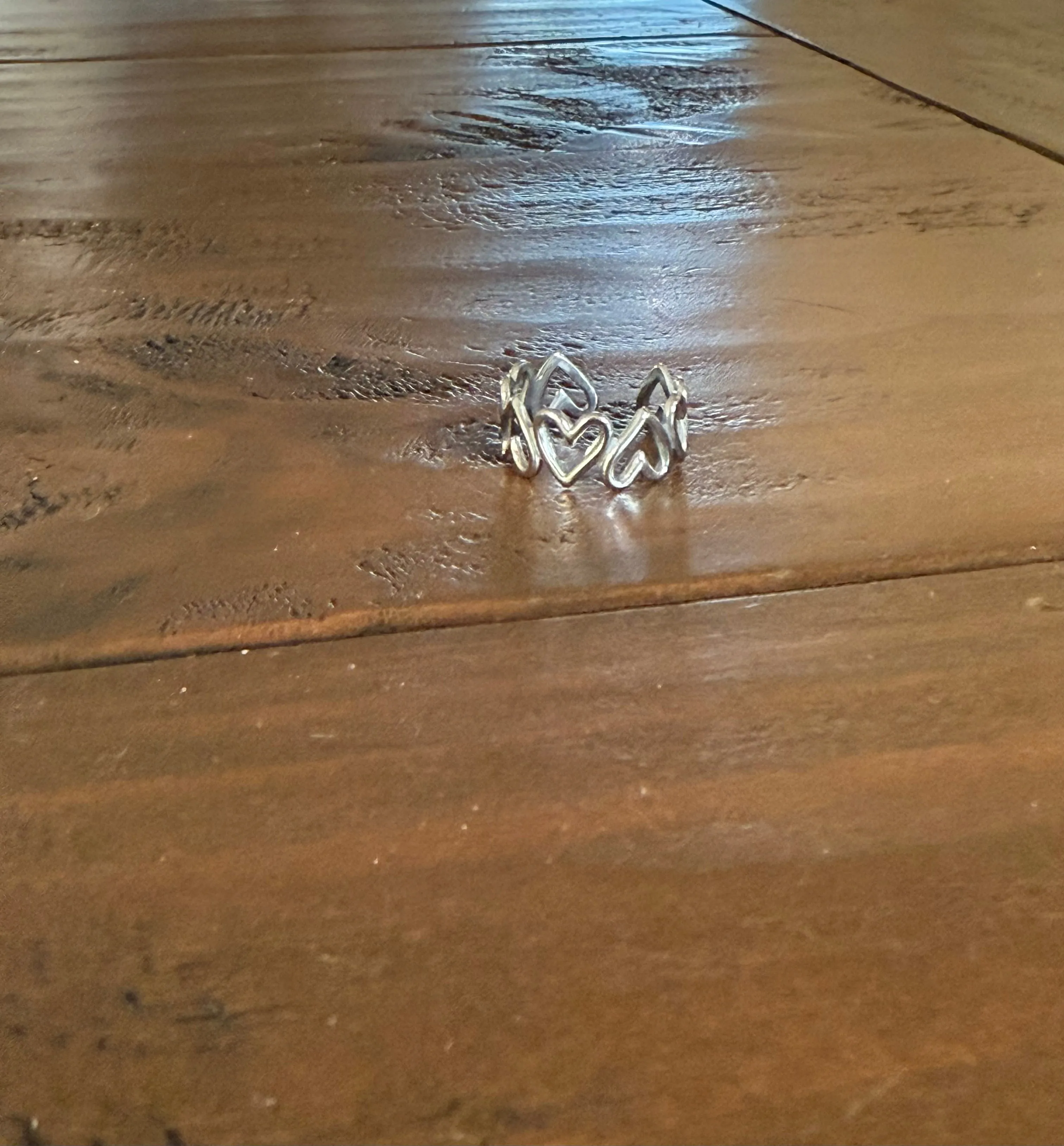 waterproof adjustable heart ring sold by bubs & sass product image thumbnail 2