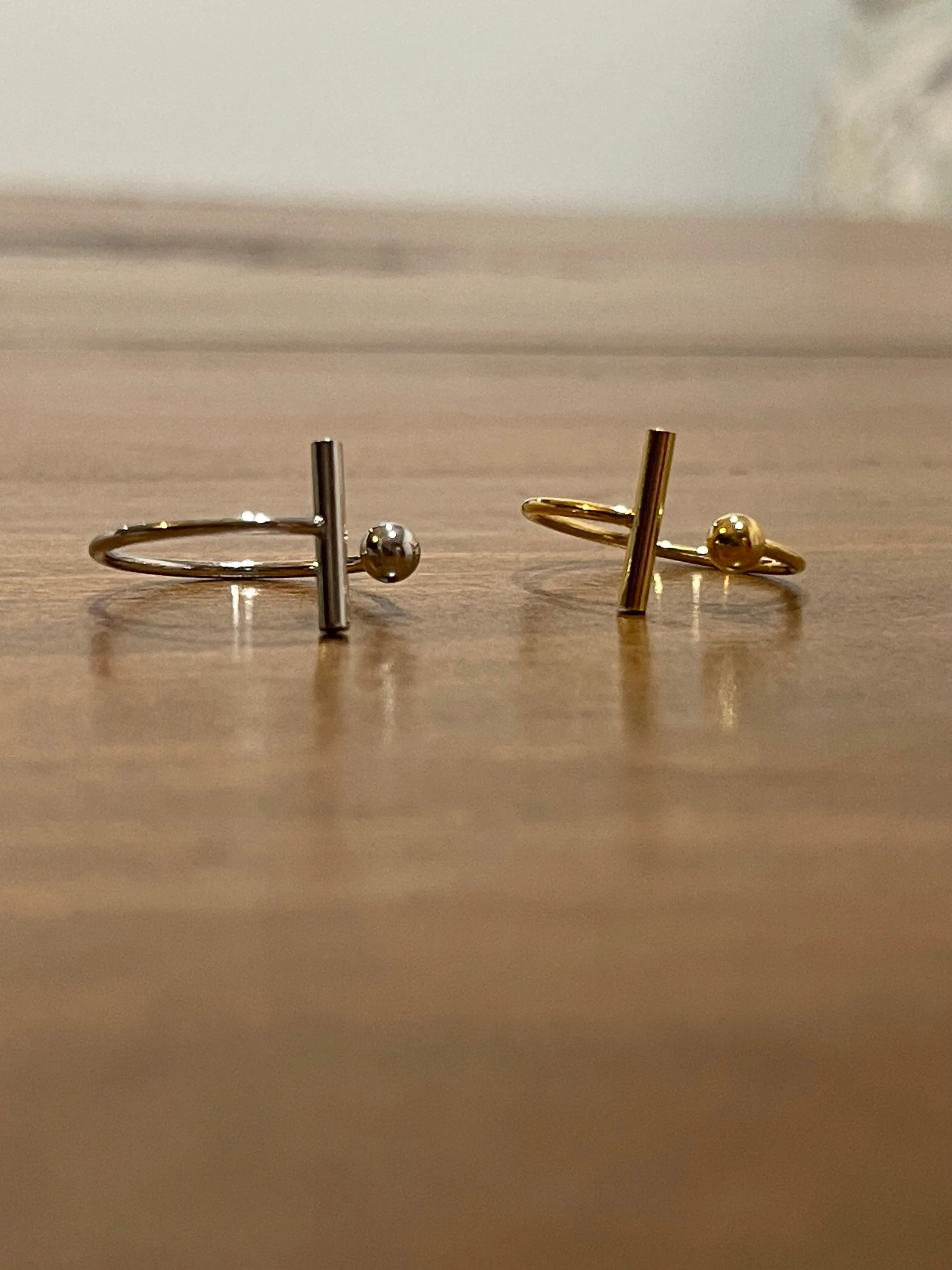 ball and t bar ring sold by bubs & sass product image thumbnail 2