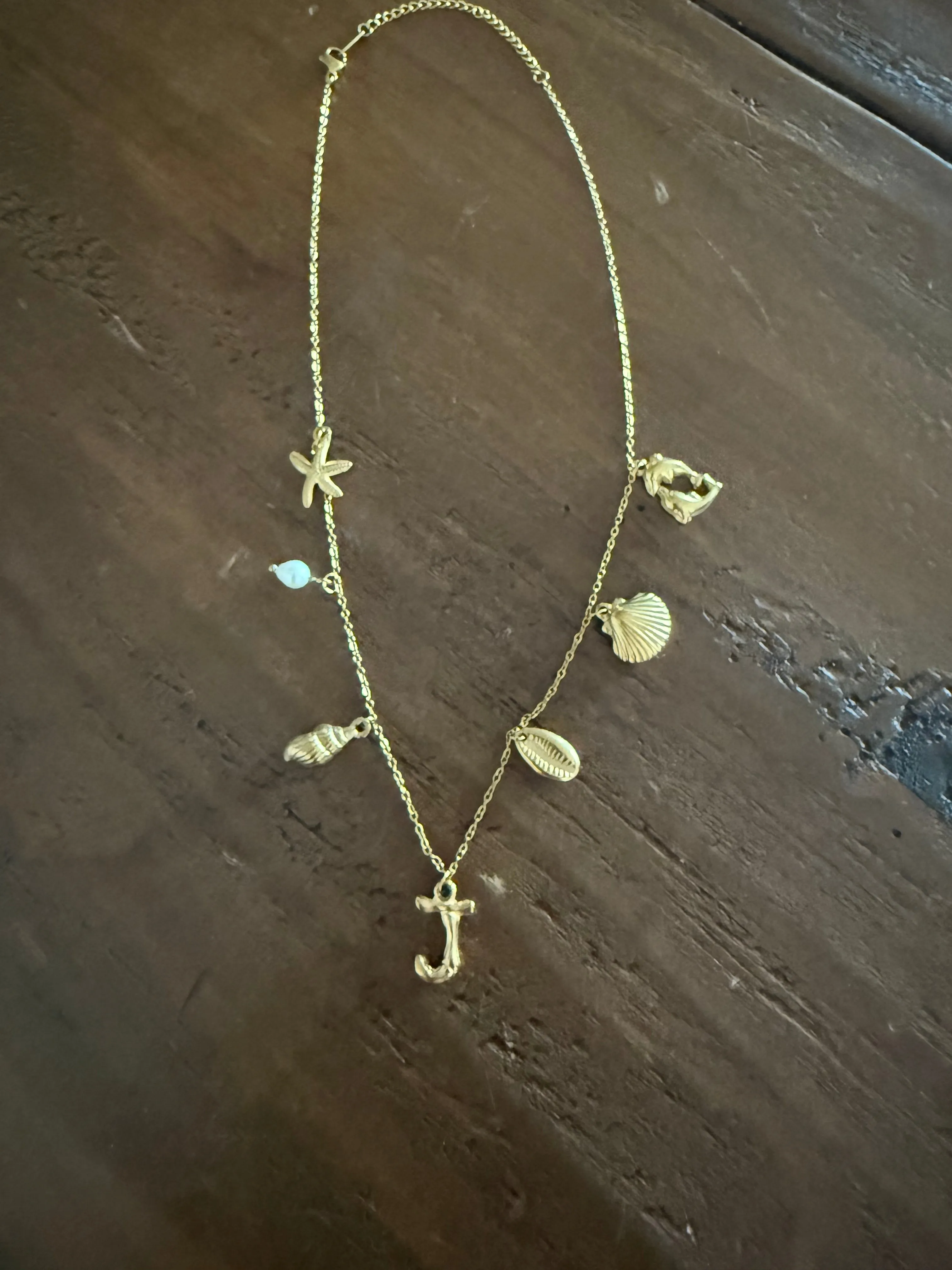 charm initial necklace sold by bubs & sass