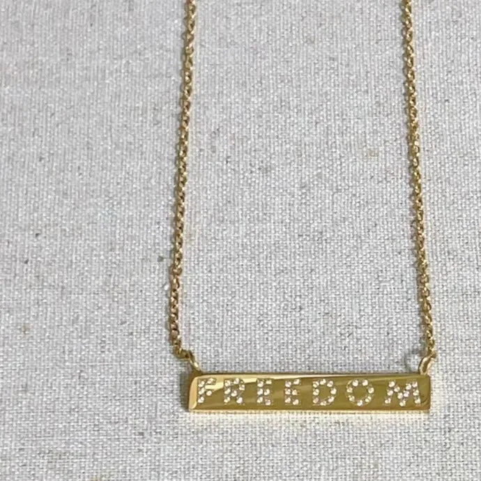 FREEDOM Necklace sold by bubs & sass product image thumbnail 4