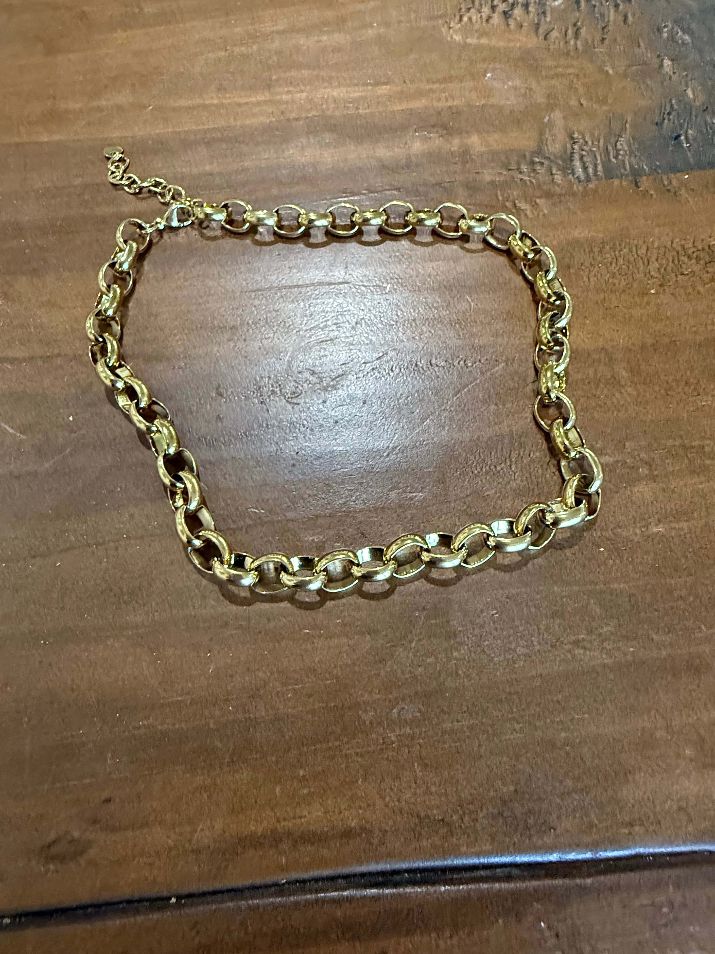 waterproof chunky oval link necklace sold by bubs & sass product image thumbnail 3