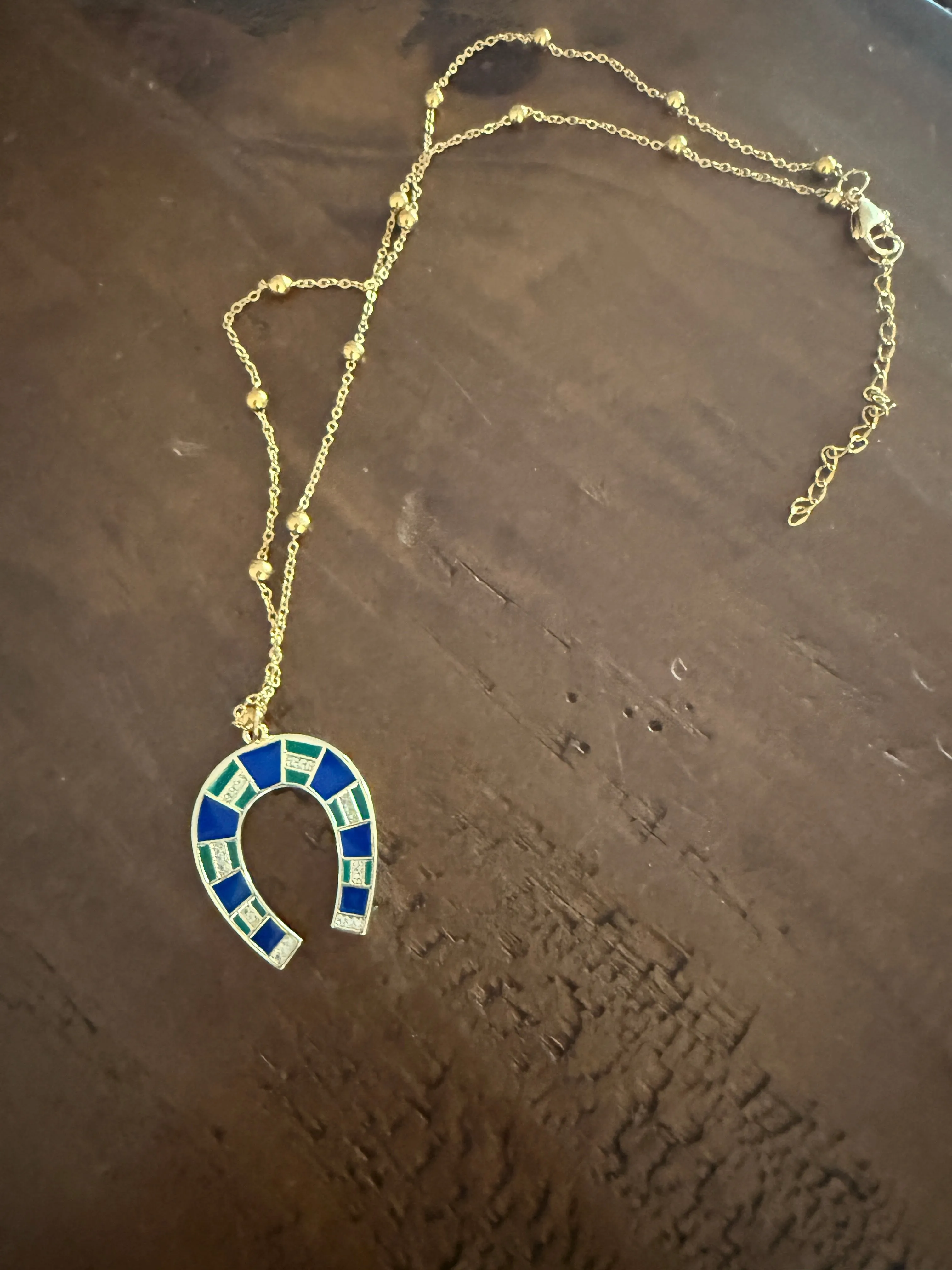 large horseshoe pendants sold by bubs & sass product image thumbnail 4