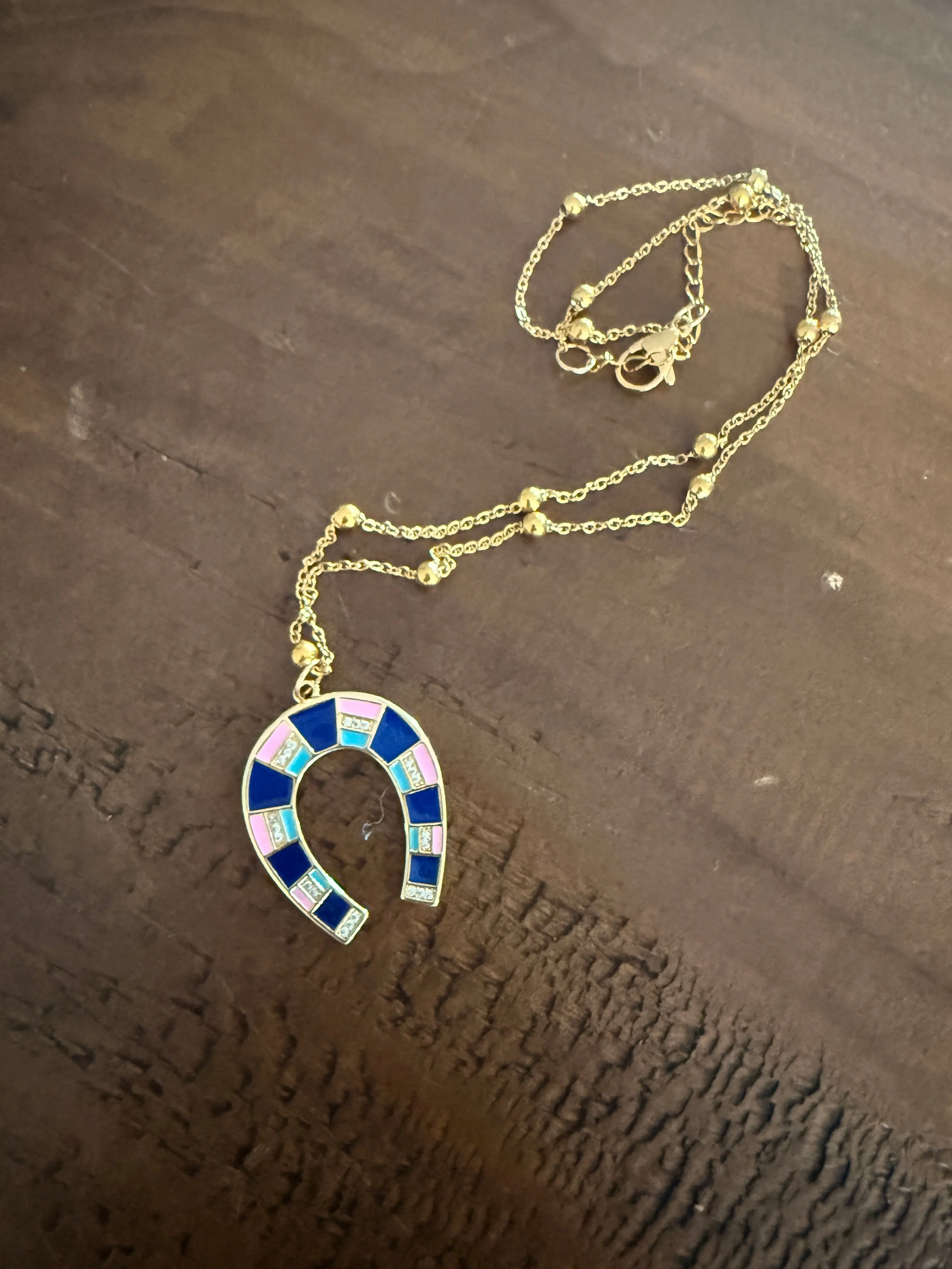 large horseshoe pendants sold by bubs & sass product image thumbnail 3