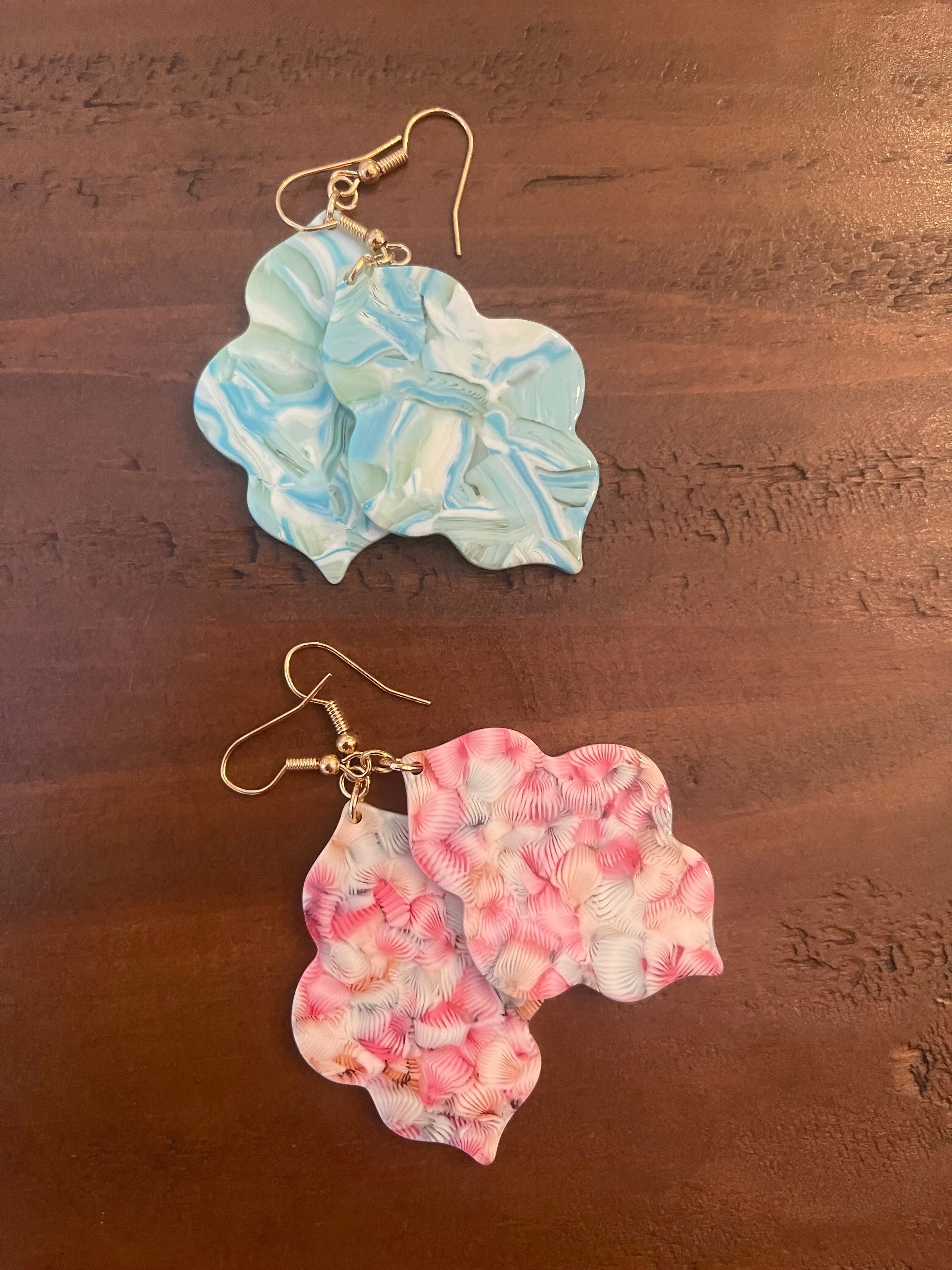 funky acetate earrings sold by bubs & sass