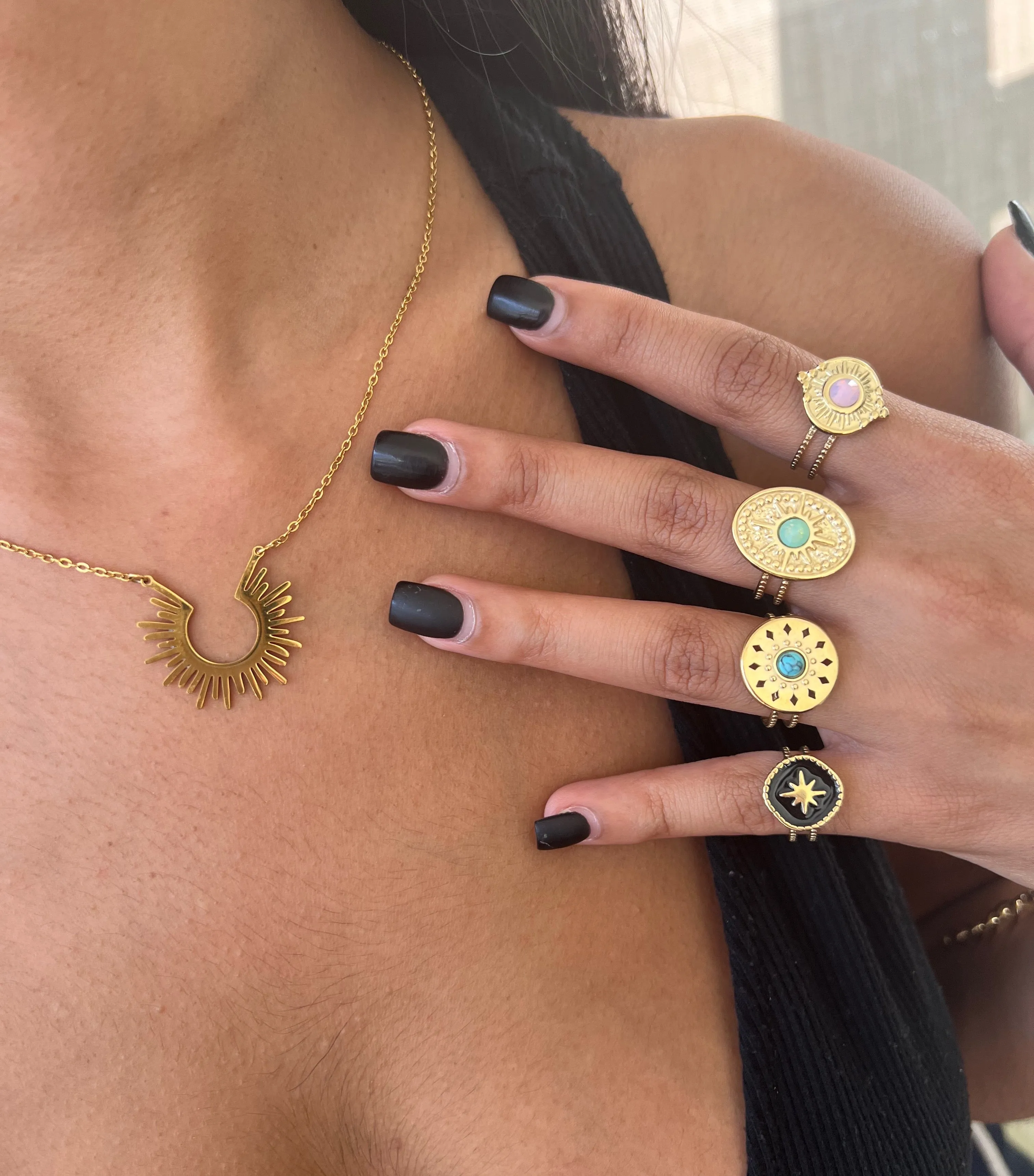 sun ray necklace sold by bubs & sass product image thumbnail 4