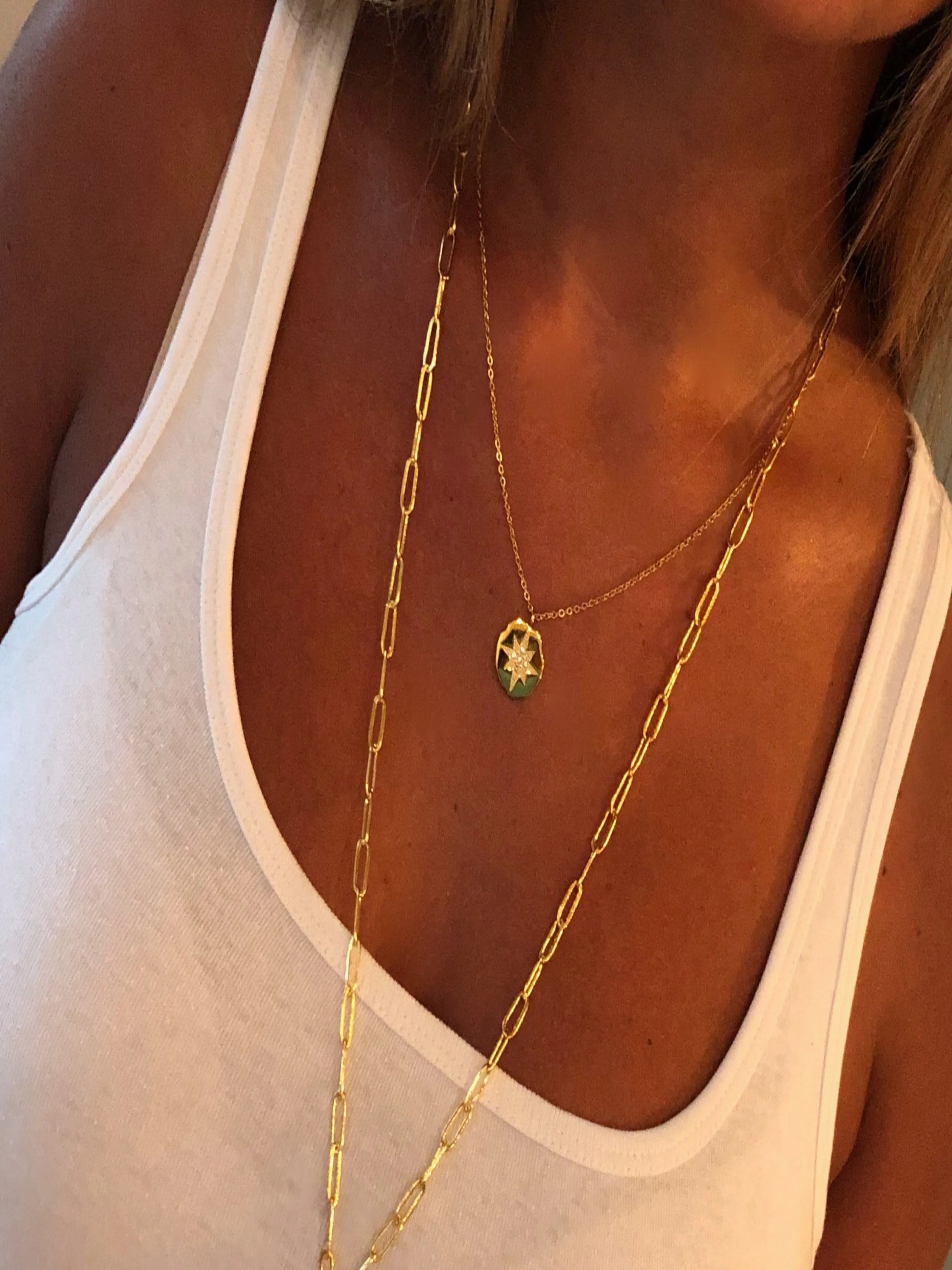 large north star pendant necklace sold by bubs & sass product image thumbnail 2